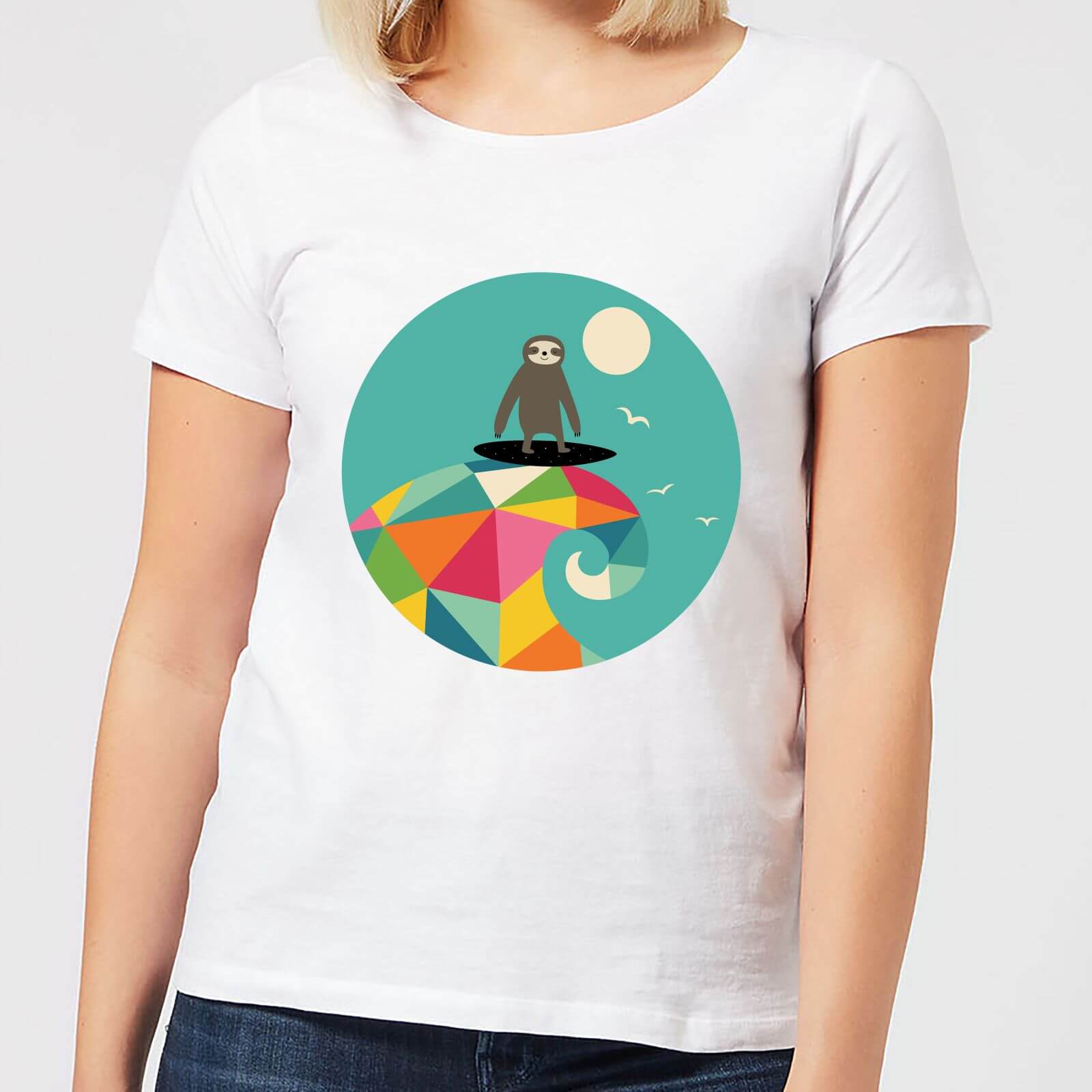 Andy Westface Surfs Up Women's T-Shirt - White - S - White