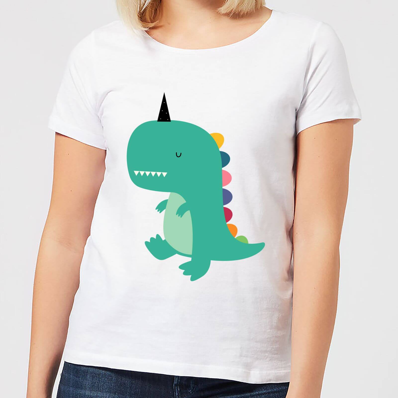 Andy Westface Dinocorn Women's T-Shirt - White - S - White
