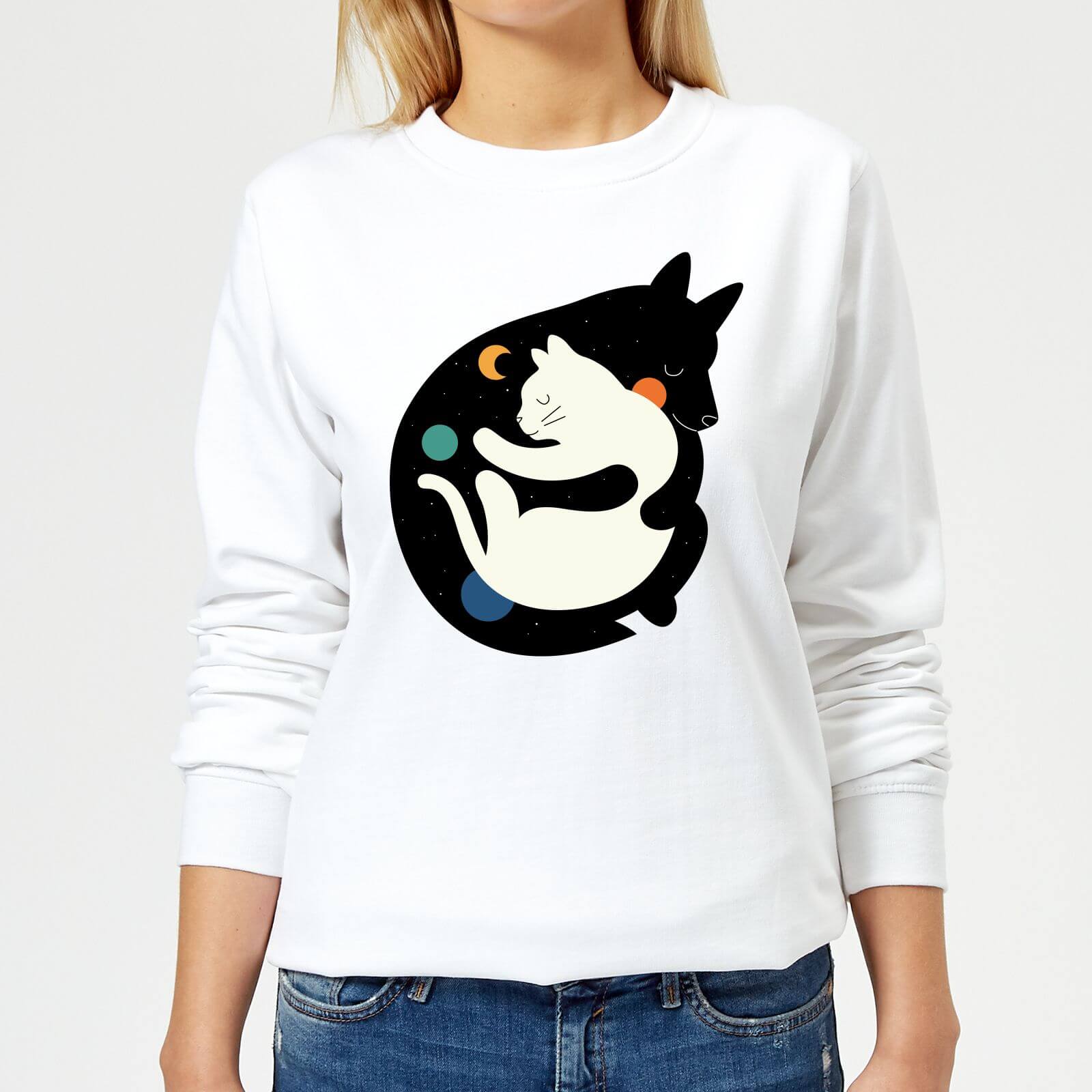 Andy Westface More Hugs, Less Fights Women's Sweatshirt - White - XS - White