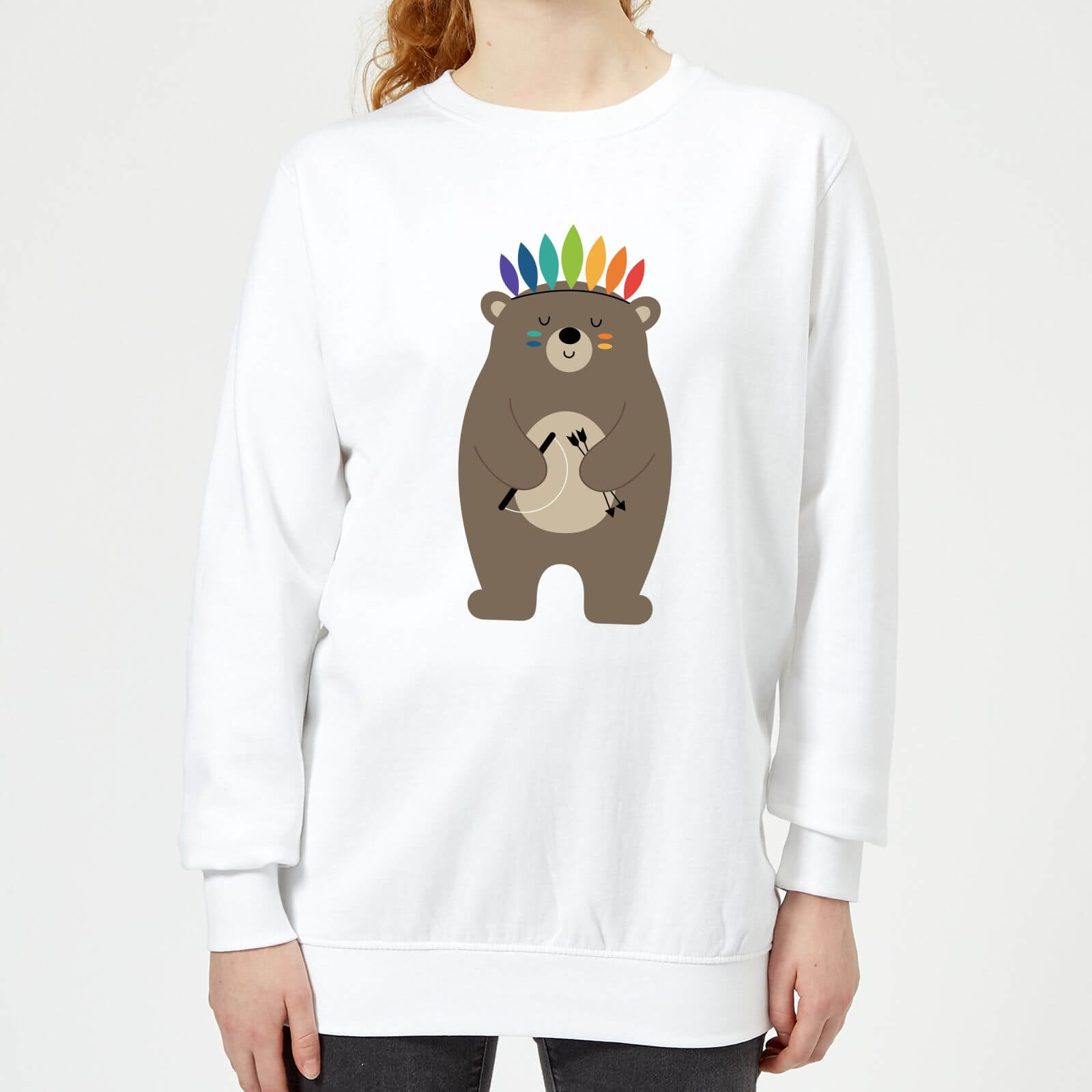 Andy Westface Be Brave Women's Sweatshirt - White - XS - White