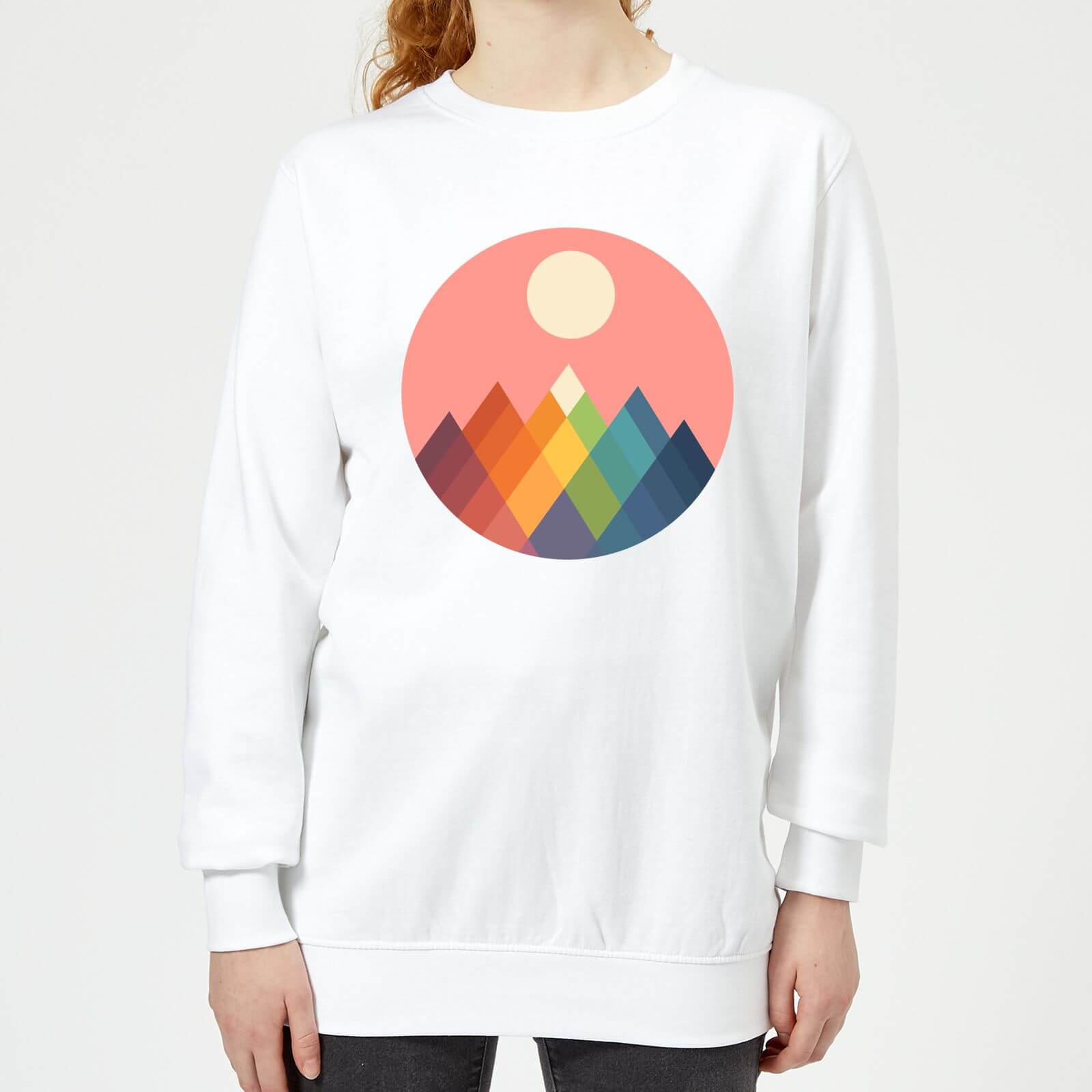 Andy Westface Rainbow Peak Women's Sweatshirt - White - XS - White