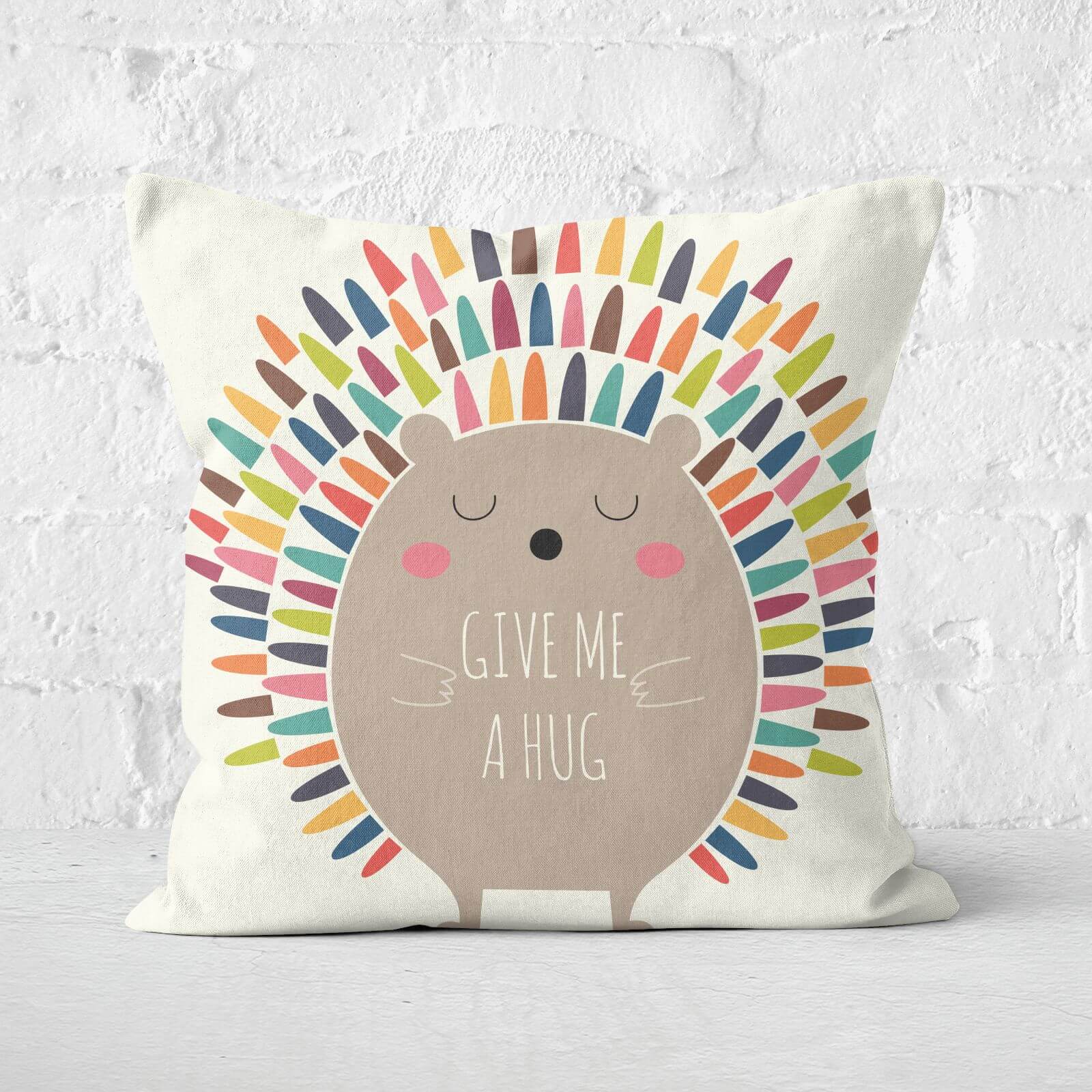 Andy Westface Give Me A Hug Square Cushion - 60x60cm - Soft Touch