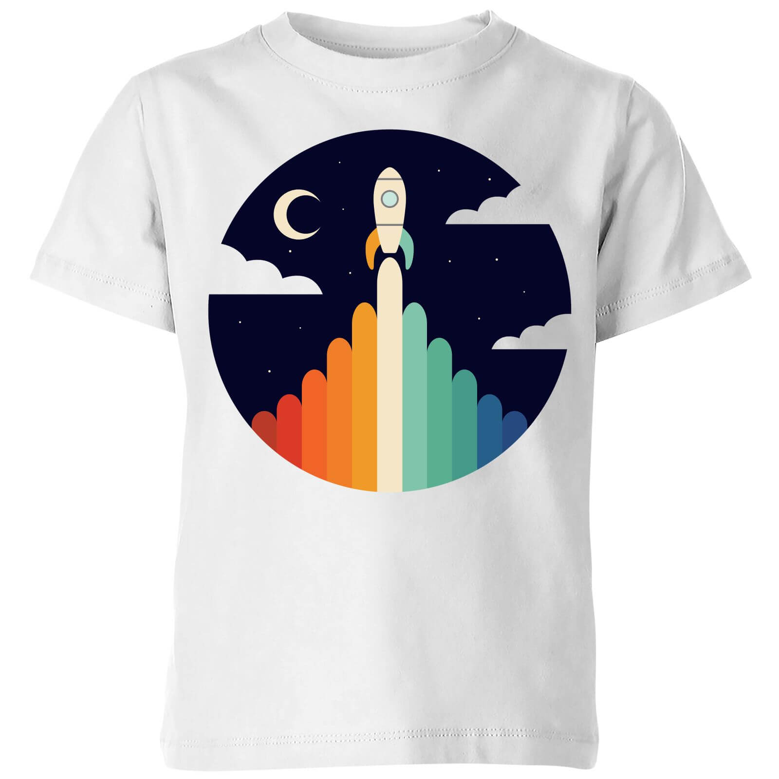 Andy Westface Up Kids' T-Shirt - White - 3-4 Years - White