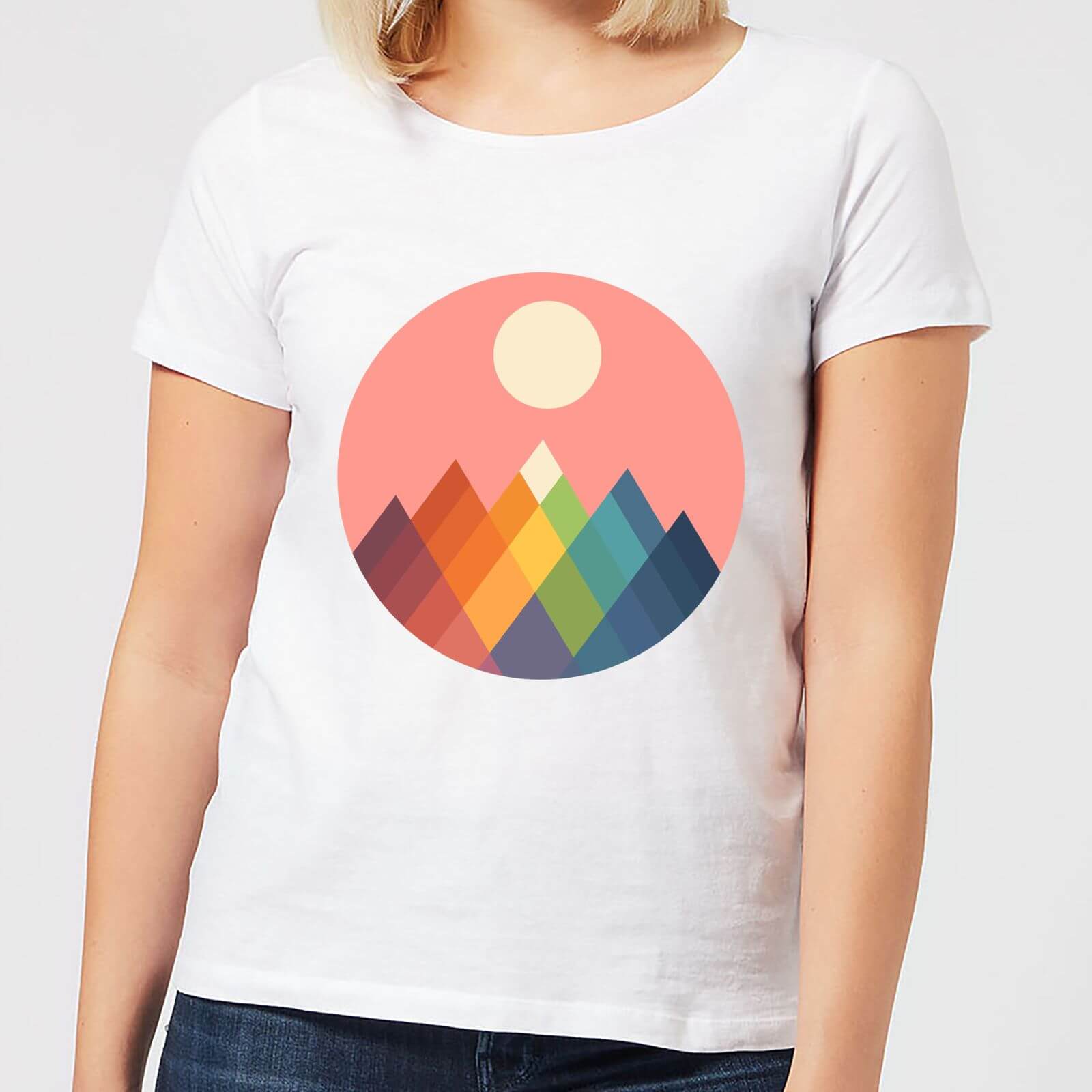 Andy Westface Rainbow Peak Women's T-Shirt - White - S - White