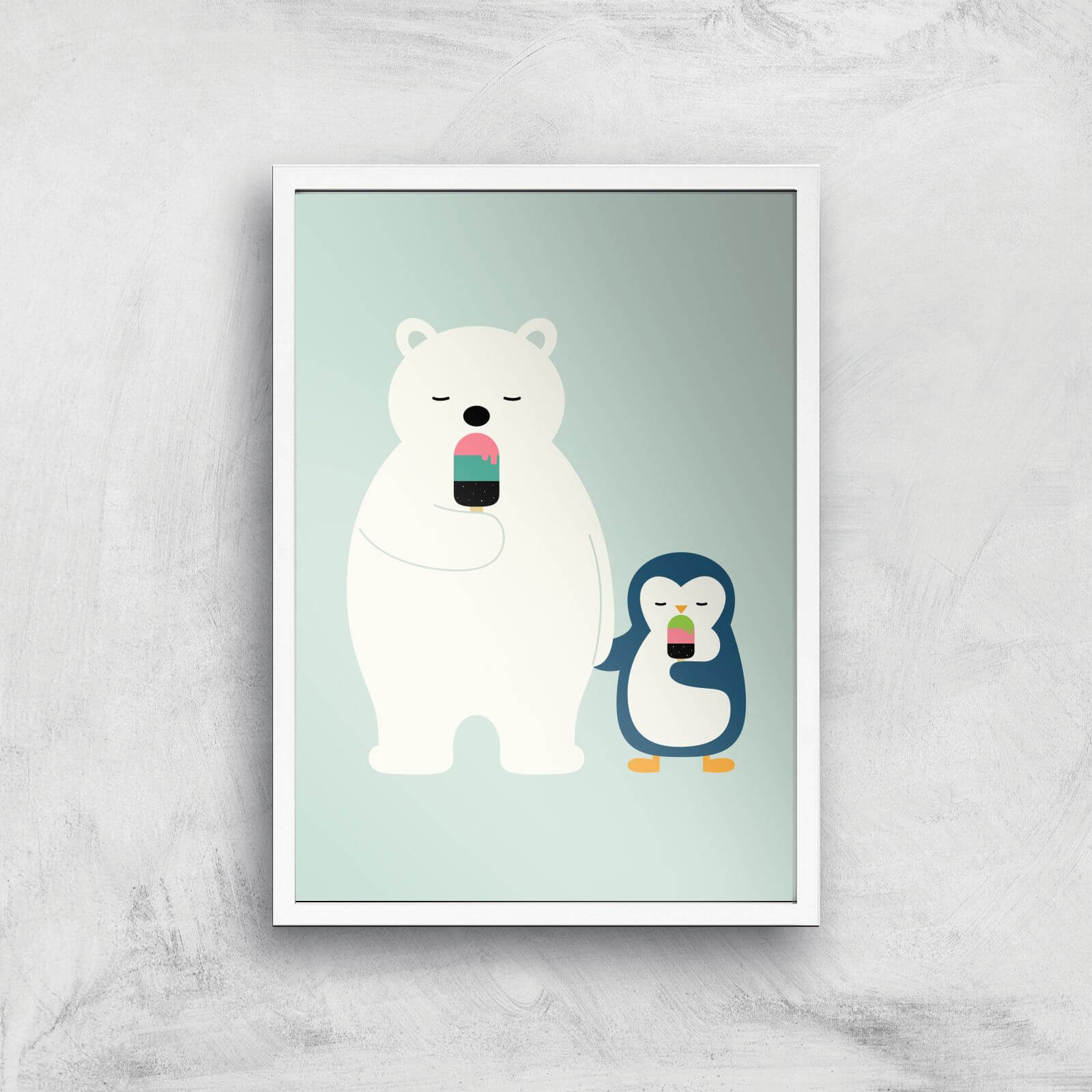 Andy Westface Stay Cool Giclee Art Print - A2 - White Frame