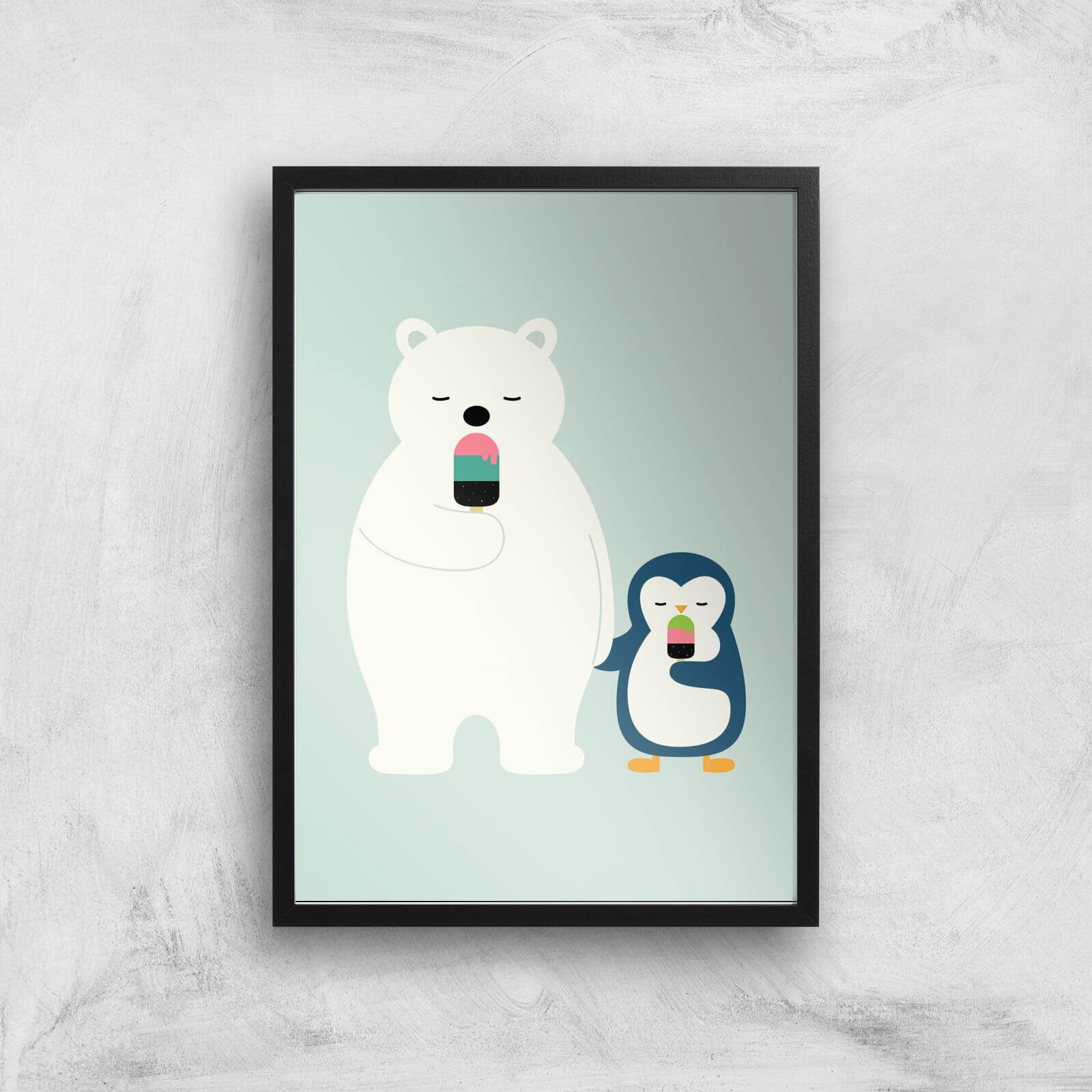 Andy Westface Stay Cool Giclee Art Print - A2 - Black Frame
