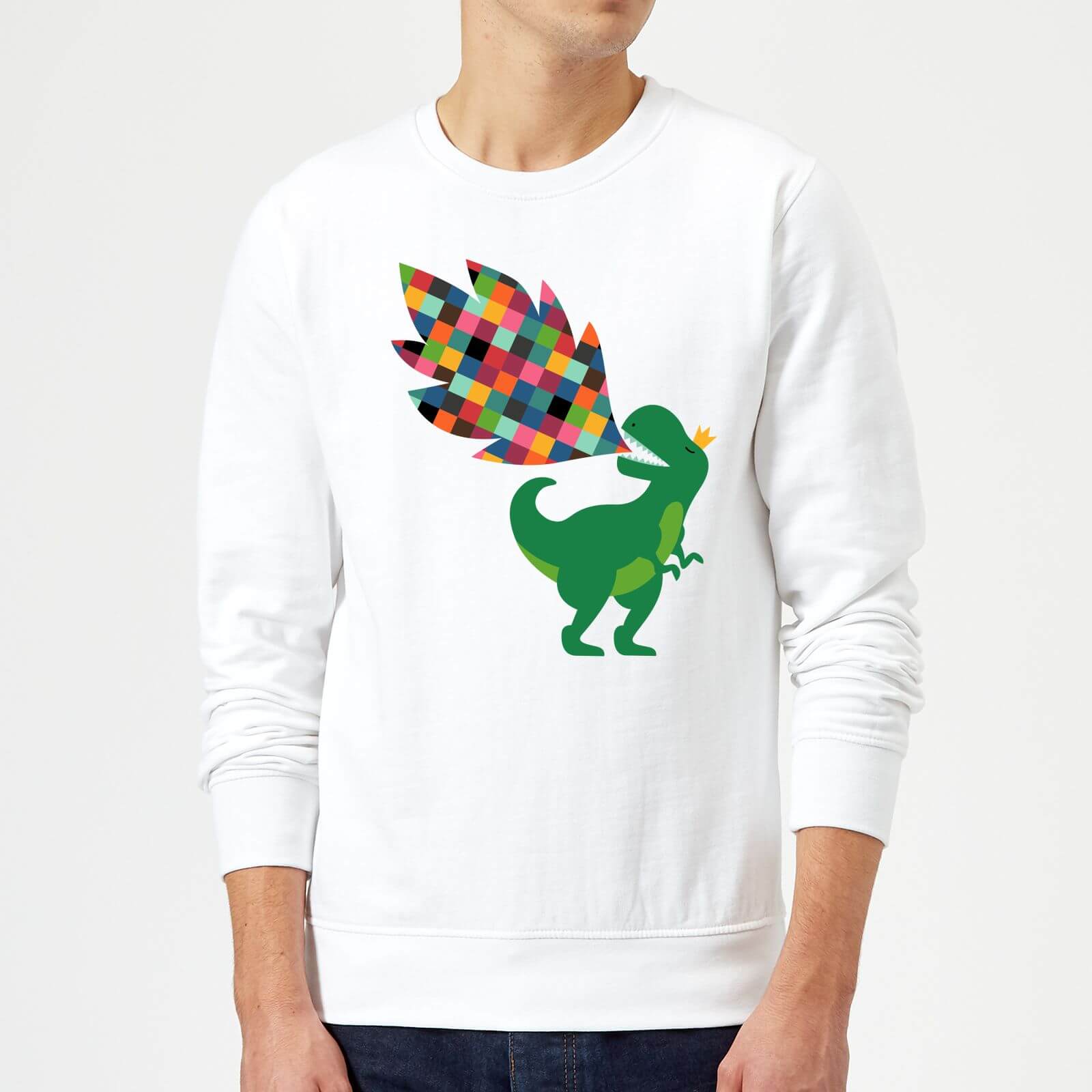 Andy Westface Rainbow Power Sweatshirt - White - S - White