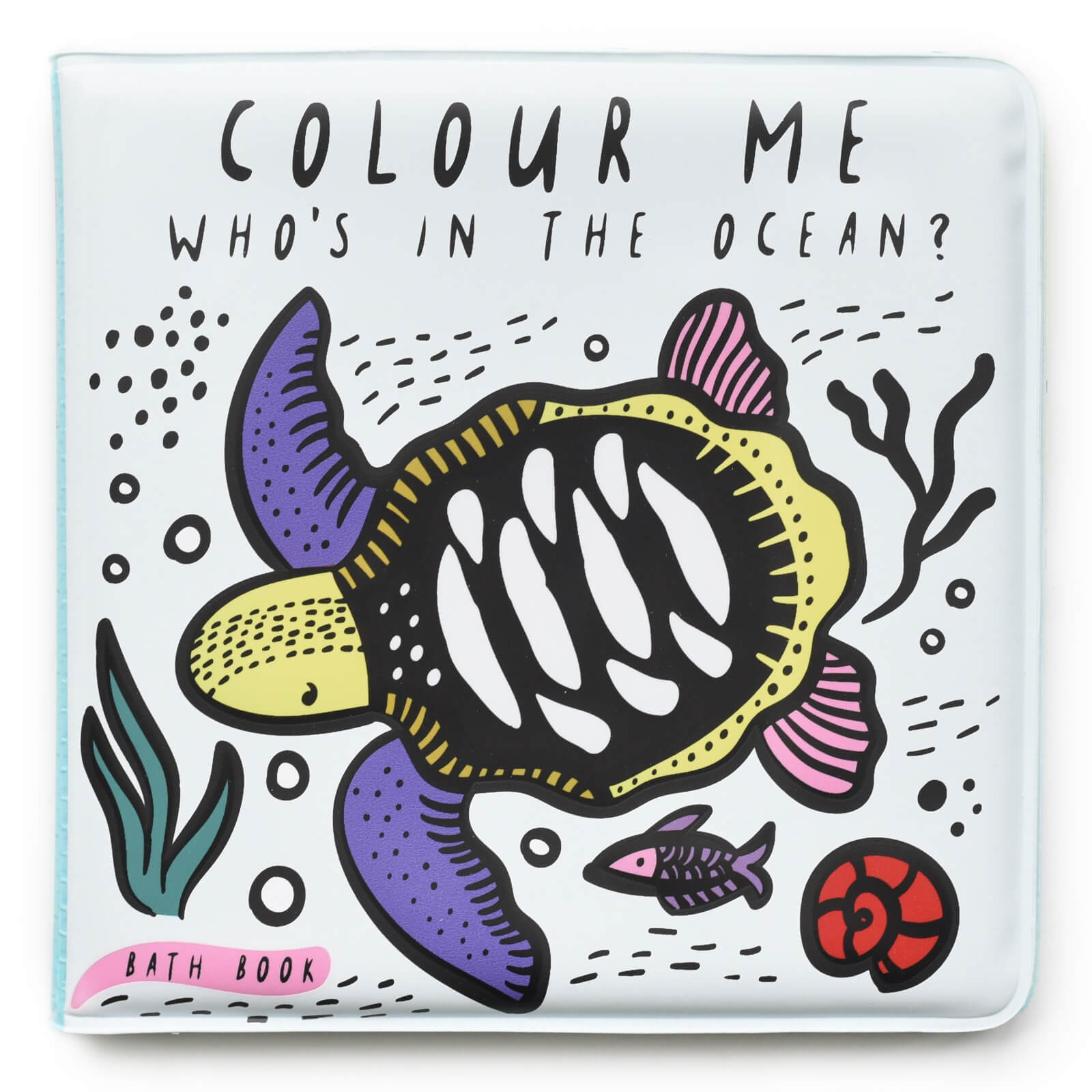 Wee Gallery  Who's In The Ocean?  Colour Bath Book