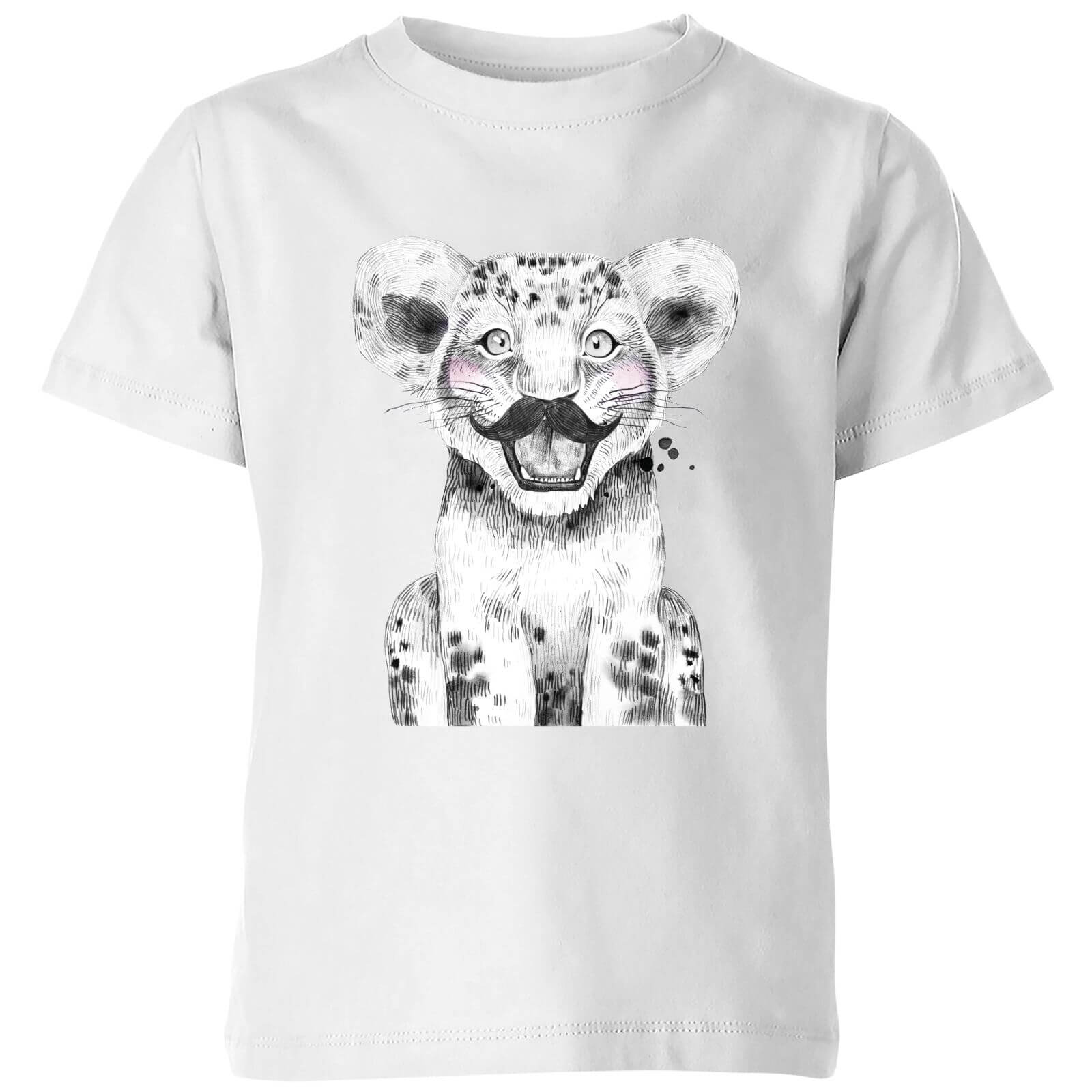 Moustache Cub Kids' T-Shirt - White - 9-10 Years - White