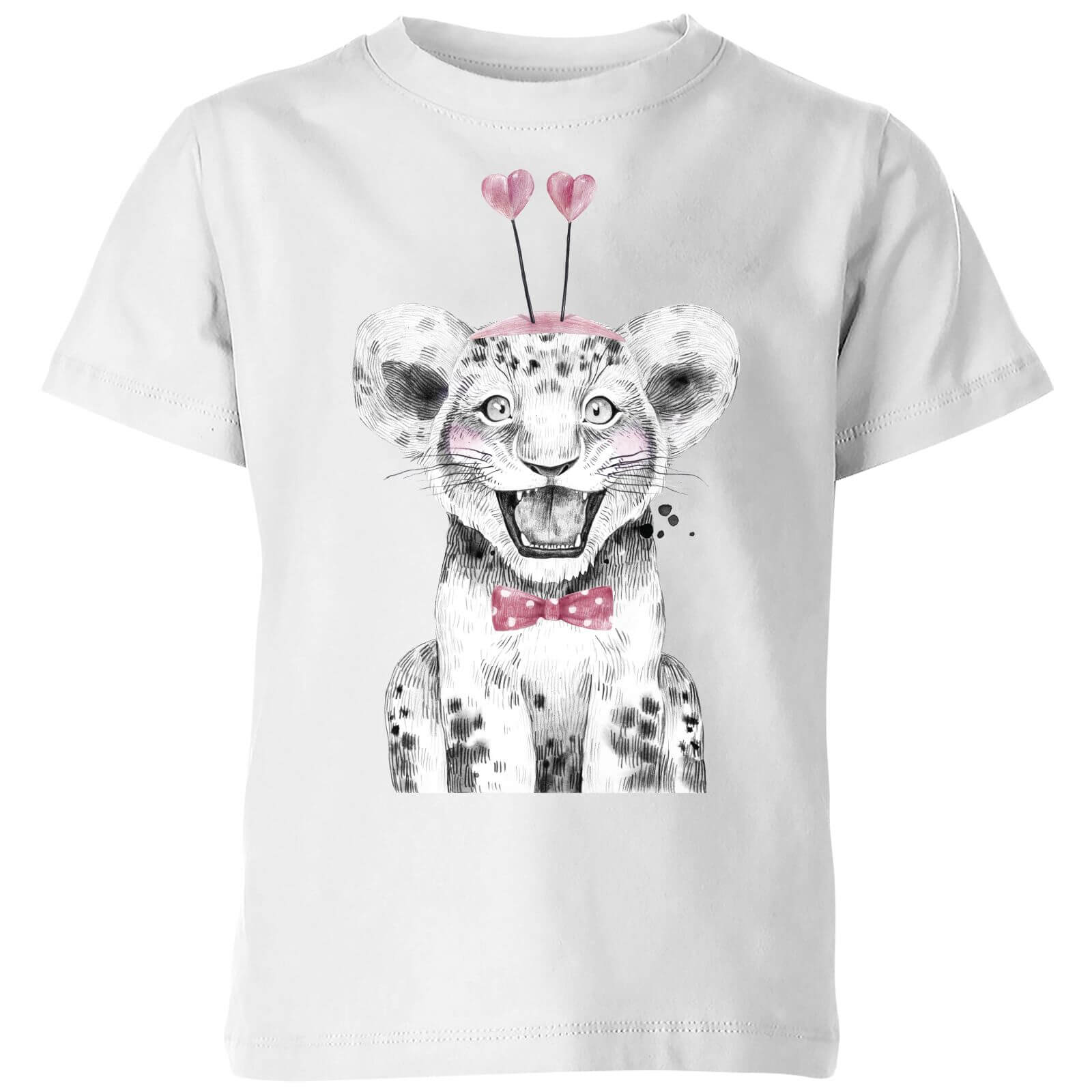 Hearty Cub Kids' T-Shirt - White - 3-4 Years - White