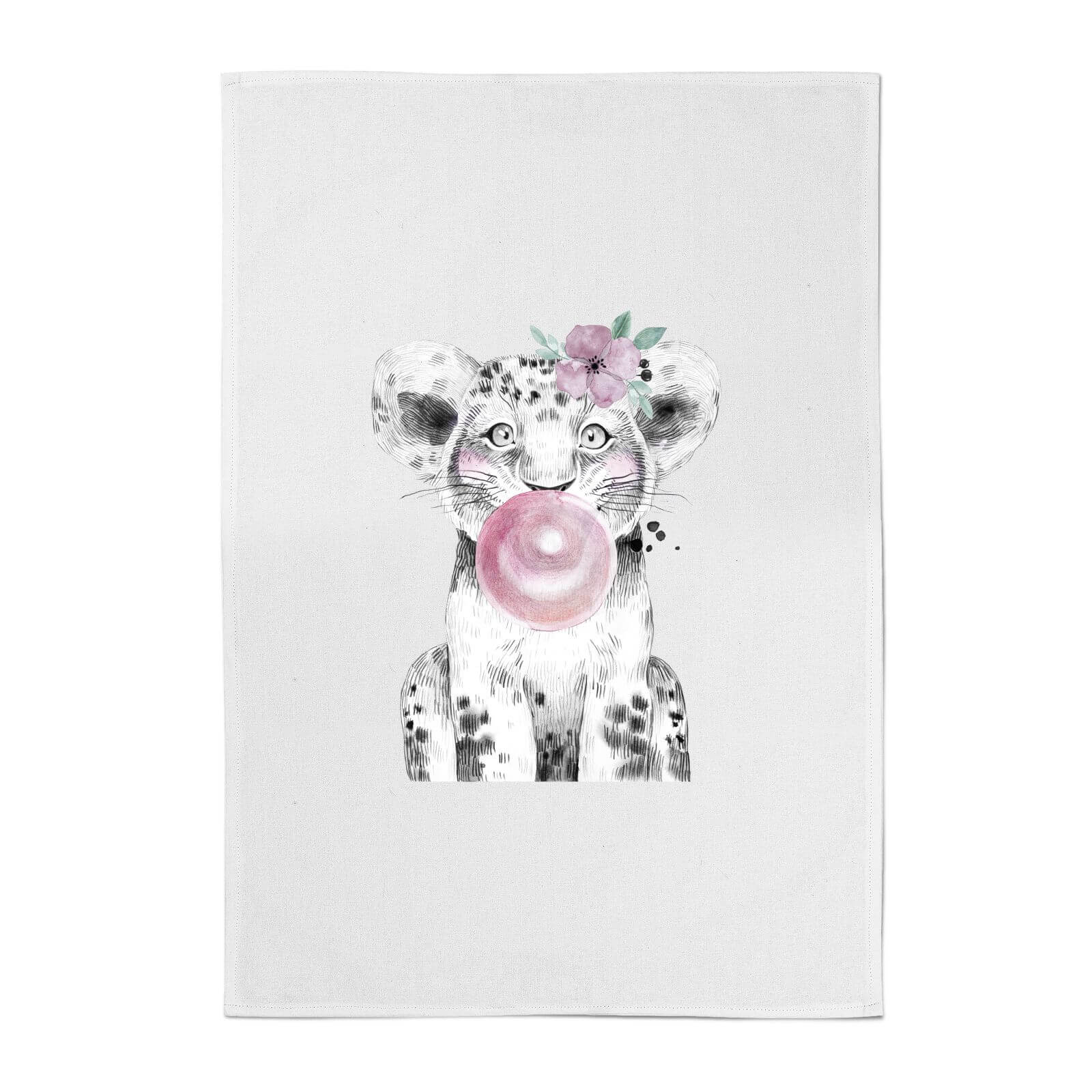 Bubblegum Cub Cotton Tea Towel