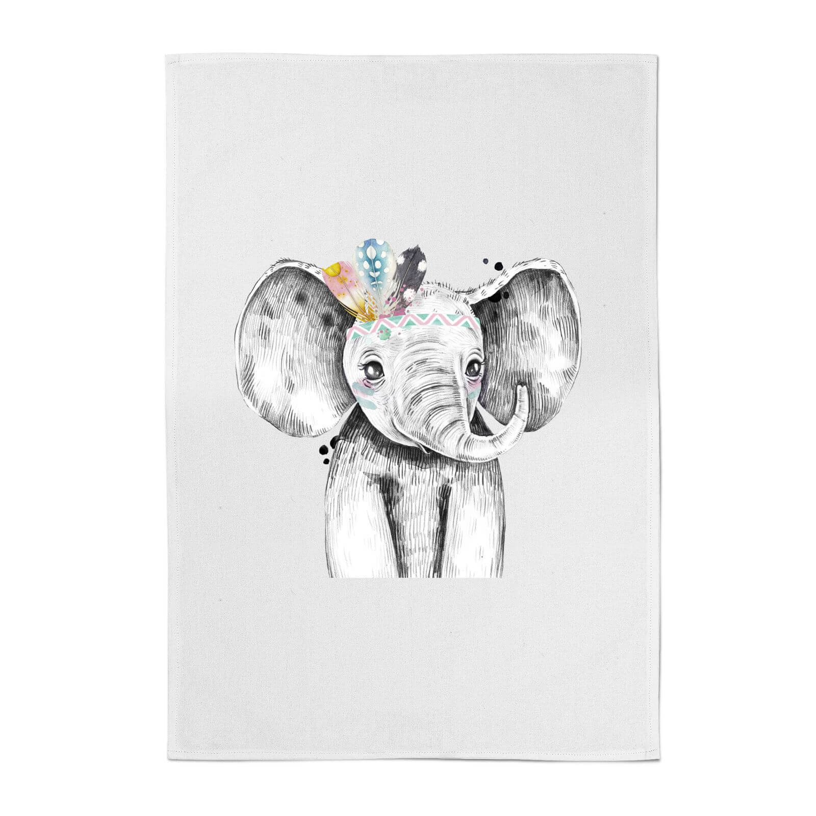 Indie Elephant Cotton Tea Towel
