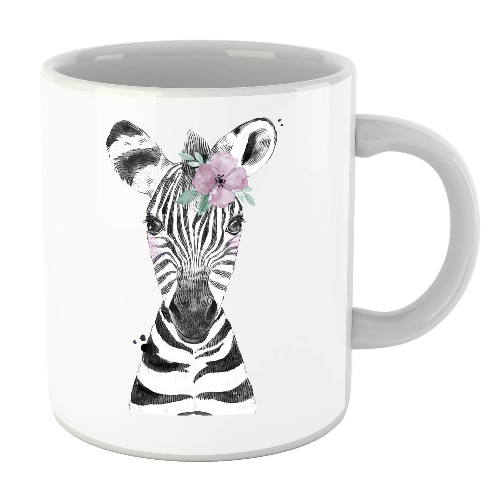 Floral Zebra Mug