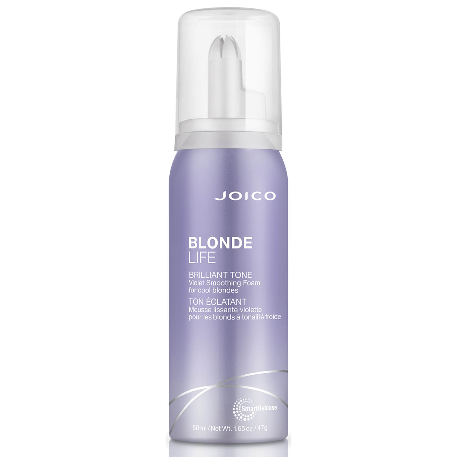 Click to view product details and reviews for Joico Blonde Life Brilliant Tone Violet Smoothing Foam 50ml.