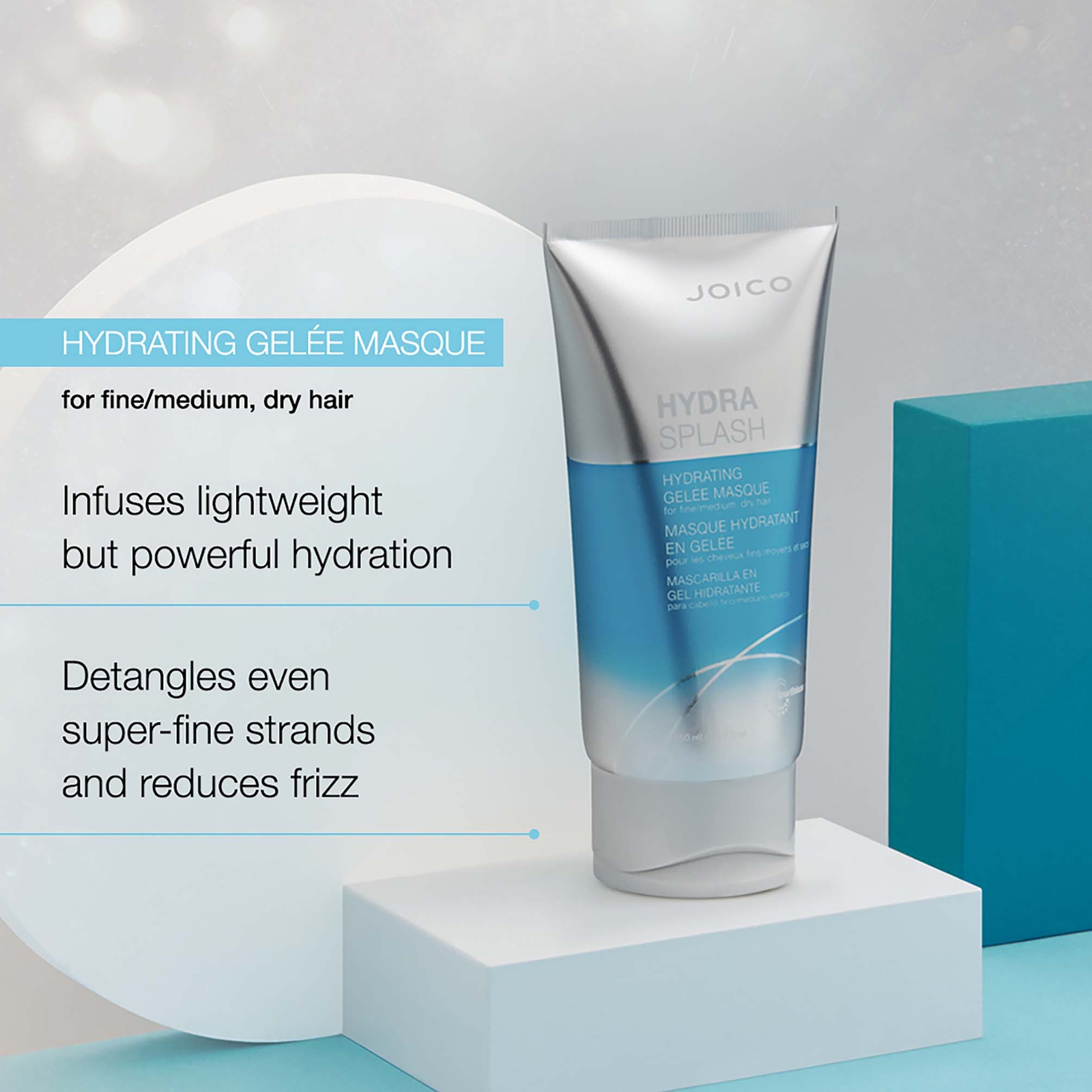 Thumbnail - Joico Hydra Splash Feuchtigkeitsspendende Gelee Maske für Feines bis Mittleres, Trockenes Haar 150 ml