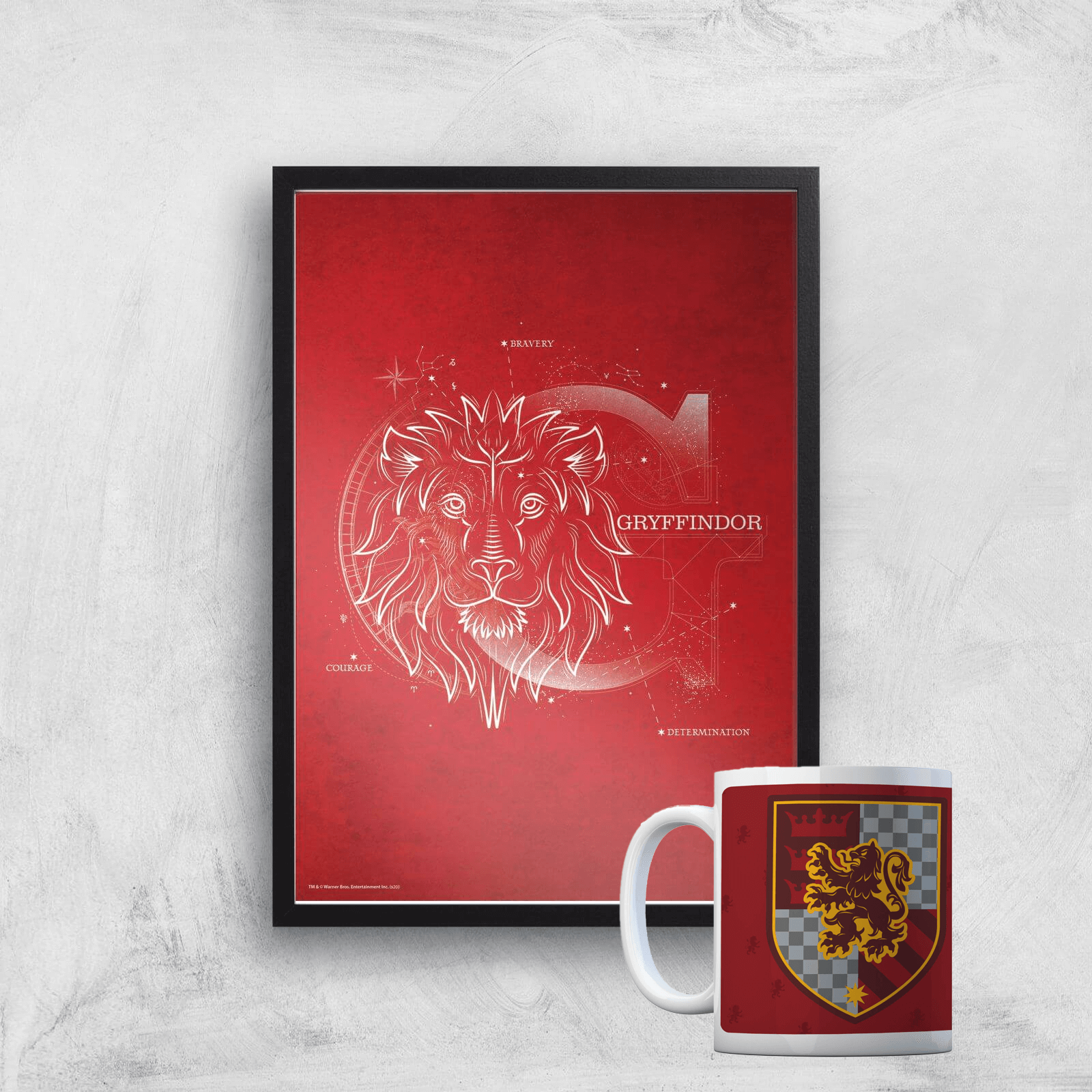 Harry Potter Gryffindor Mug & A4 Print