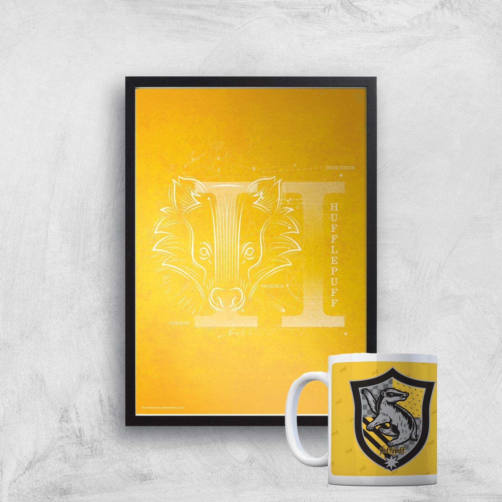 Harry Potter Hufflepuff Mug & A4 Print