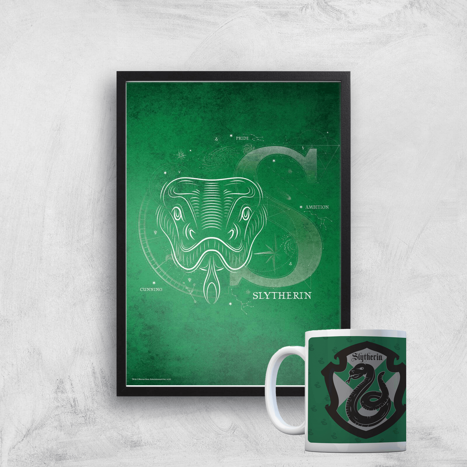 Harry Potter Slytherin Mug & A4 Print