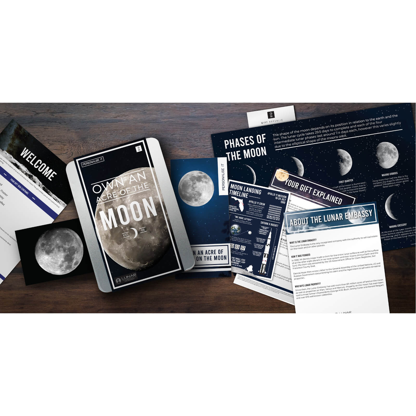 Own An Acre of the Moon Gift Tin