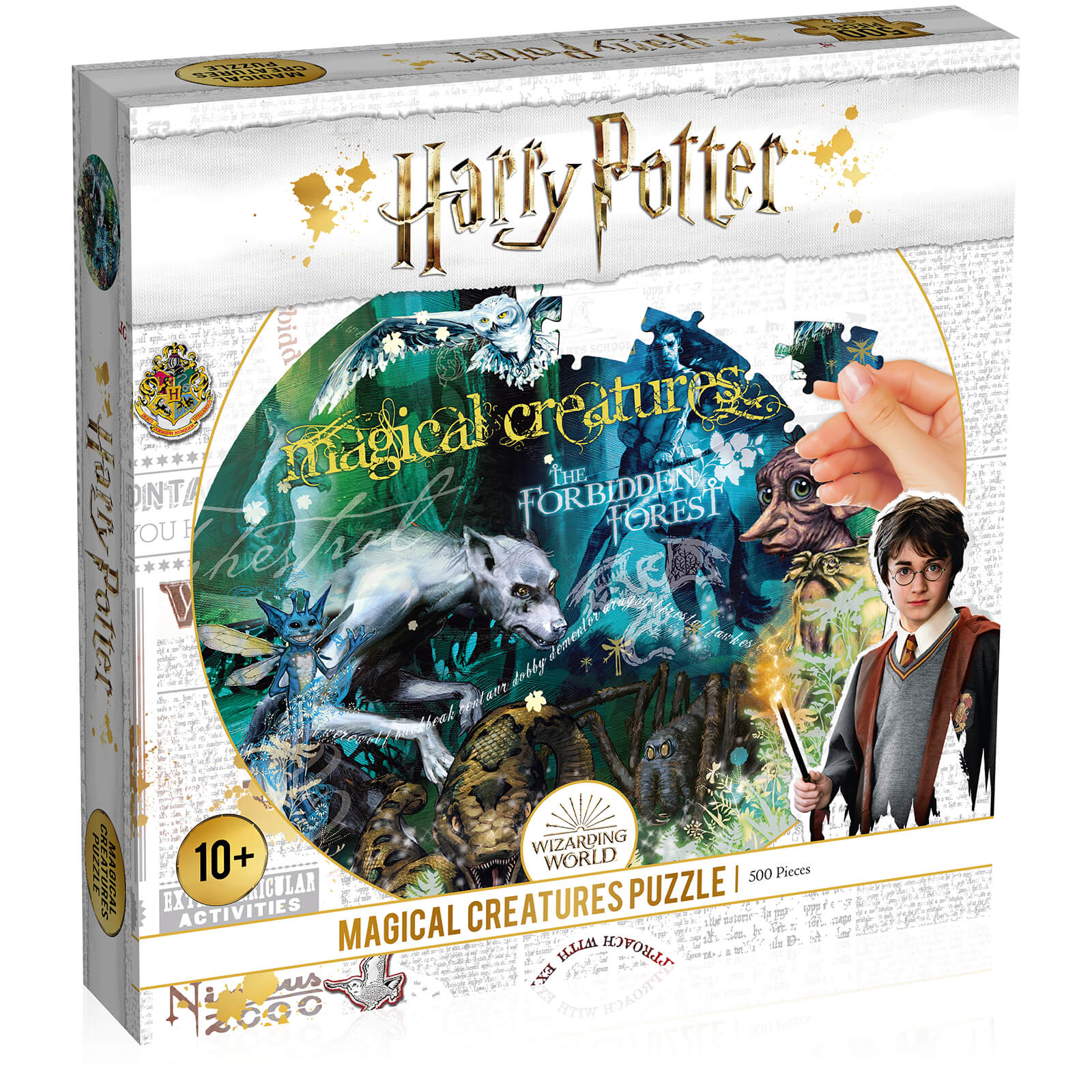 Winning Moves unisex 500 Piece Jigsaw Puzzle | Harry Potter Magical Creatures Edition