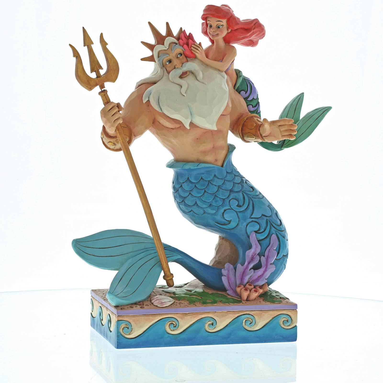 Enesco Disney Traditions Daddy's Little Princess - Ariel and Triton Figurine 25cm