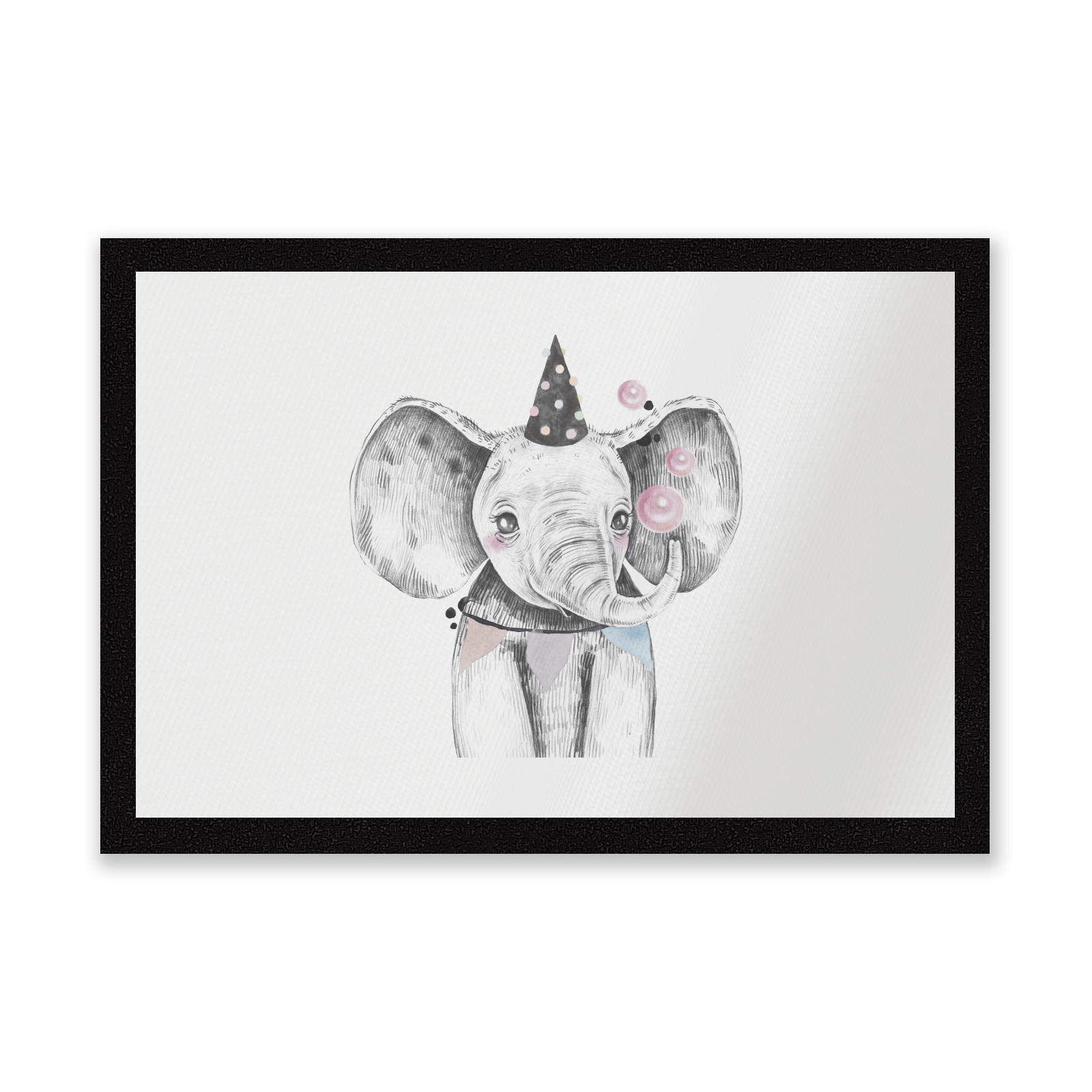 Party Elephant Entrance Mat