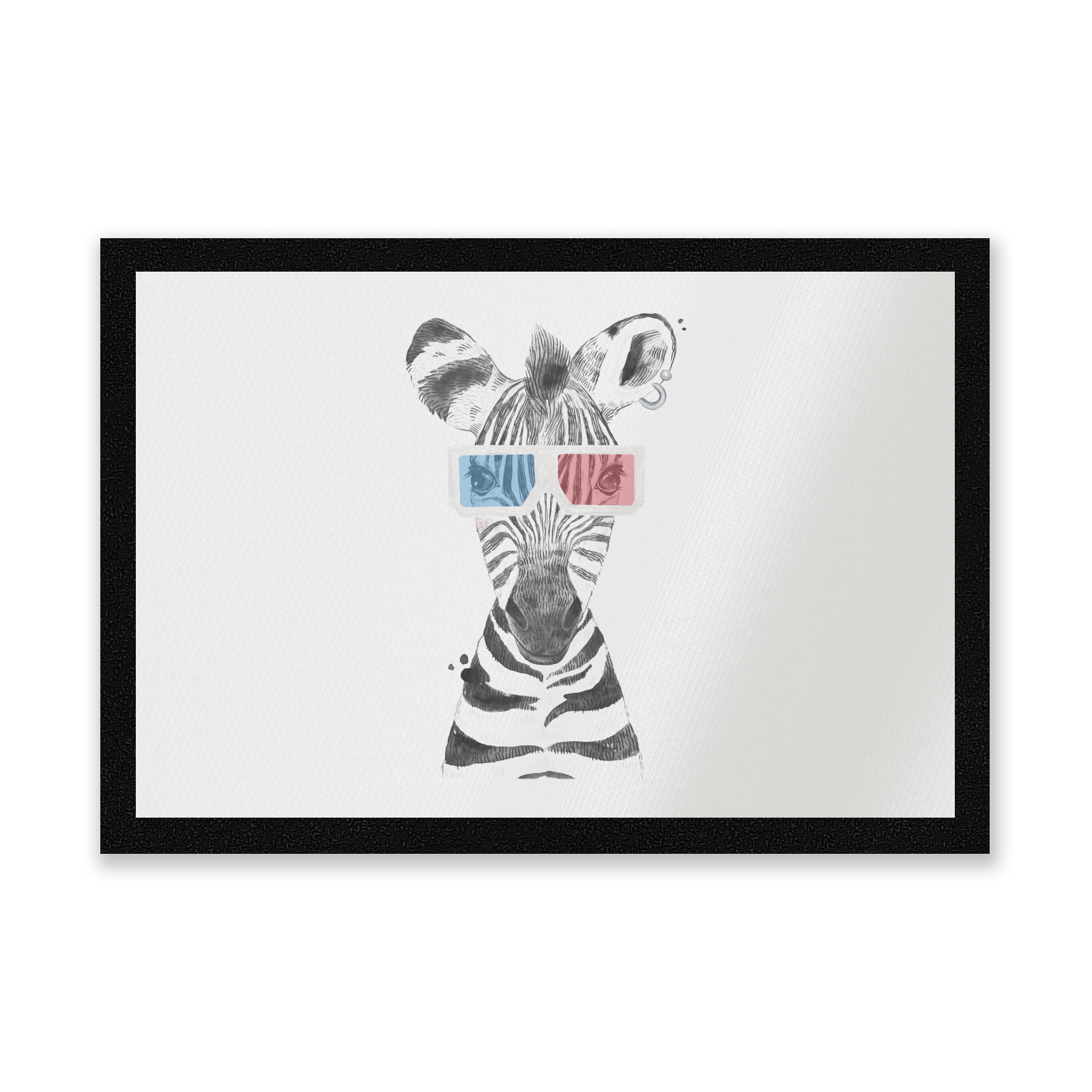 3D Zebra Entrance Mat