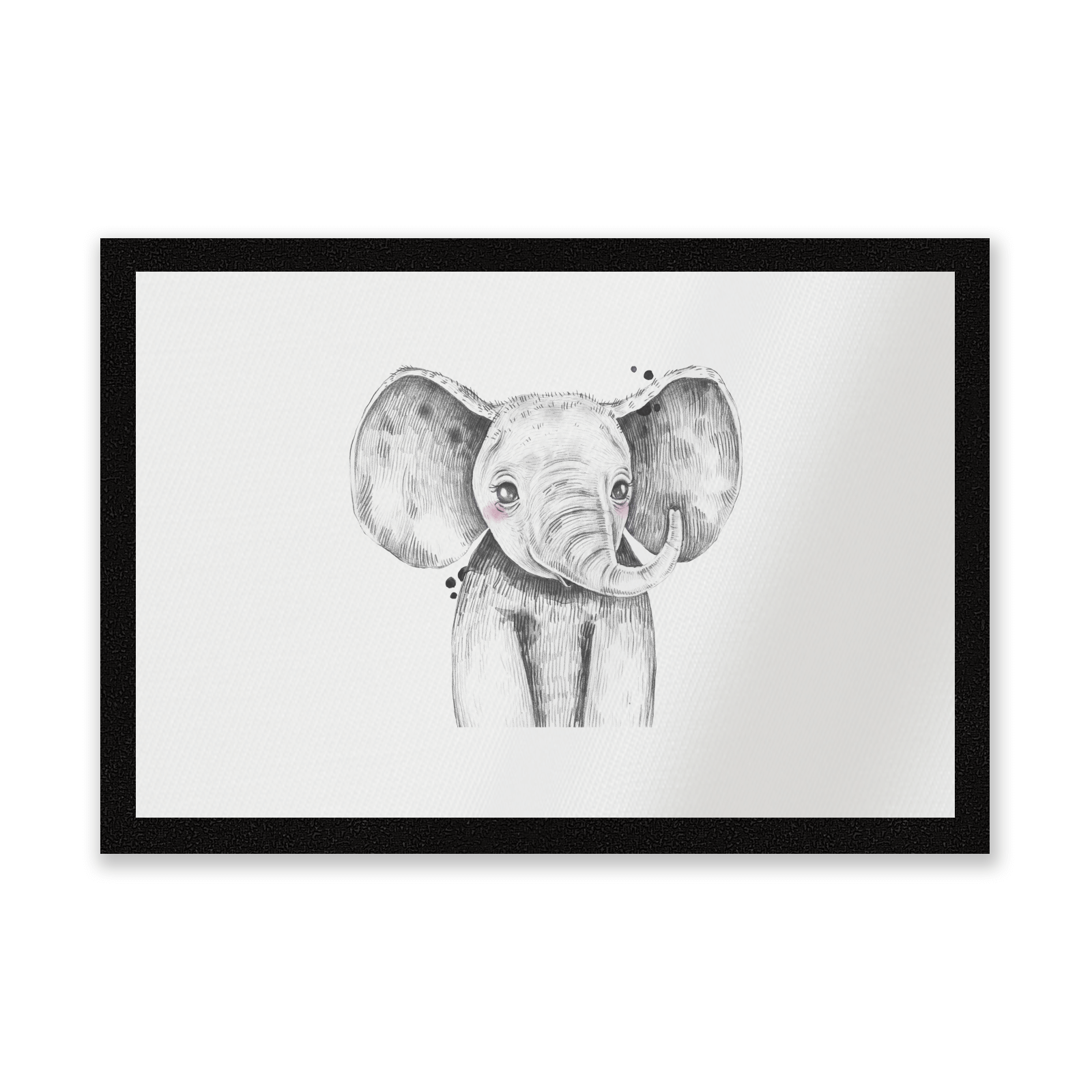 Cute Elephant Entrance Mat