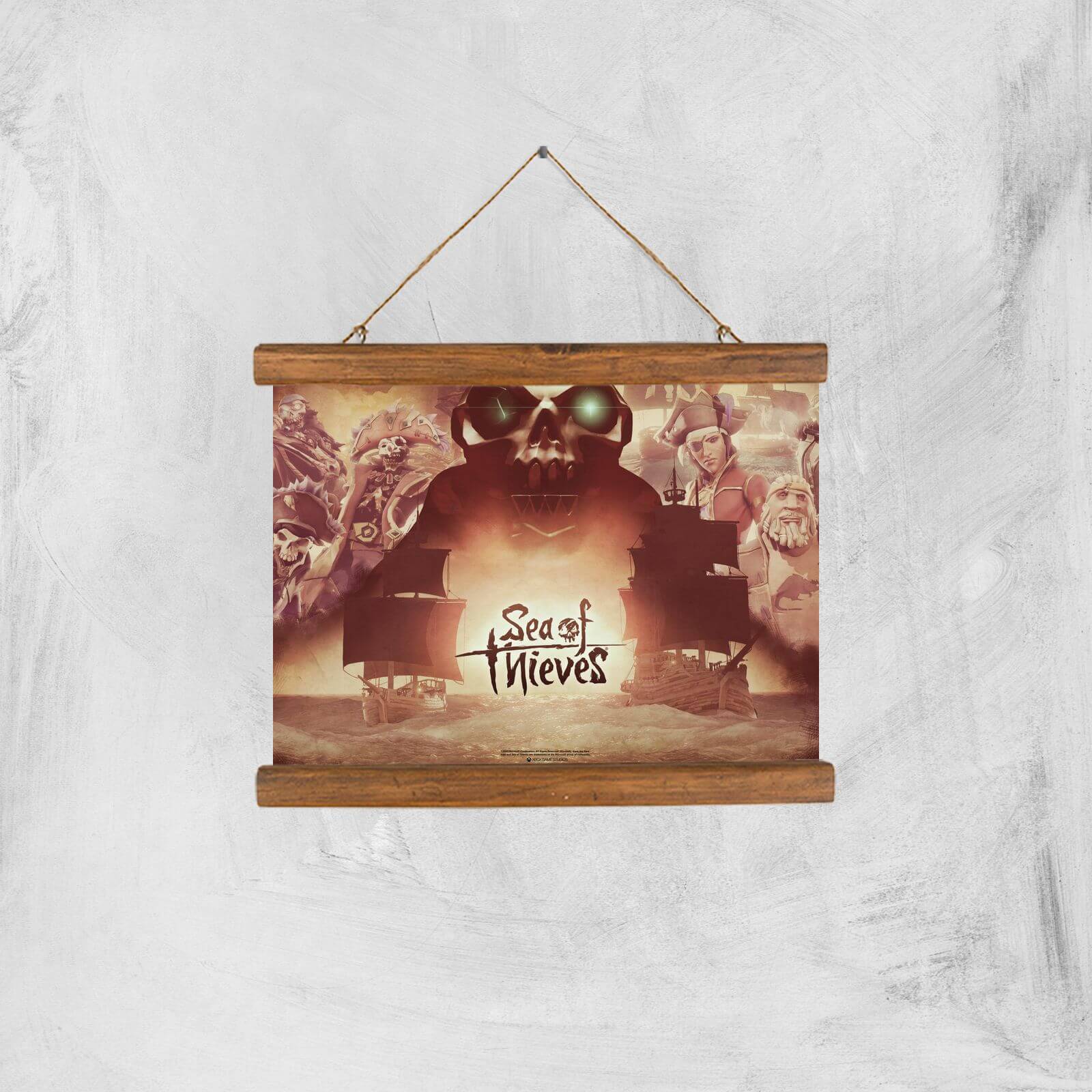Sea Of Thieves 2nd Anniversary Giclee Art Print - A4 - Wooden Hanger