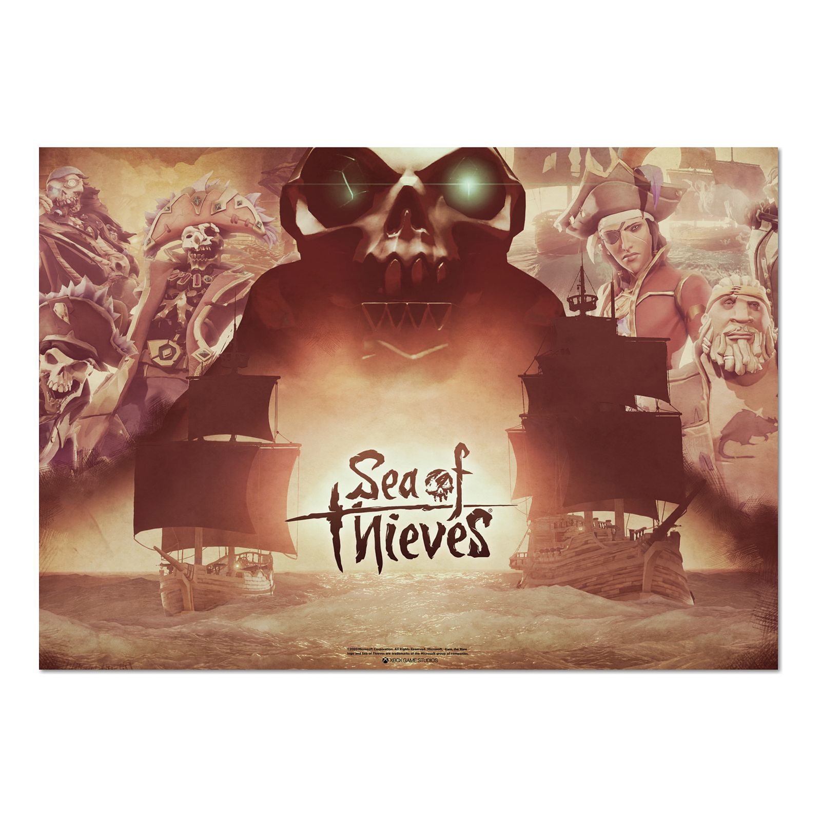Sea Of Thieves 2nd Anniversary Giclee Art Print - A3 - Print Only