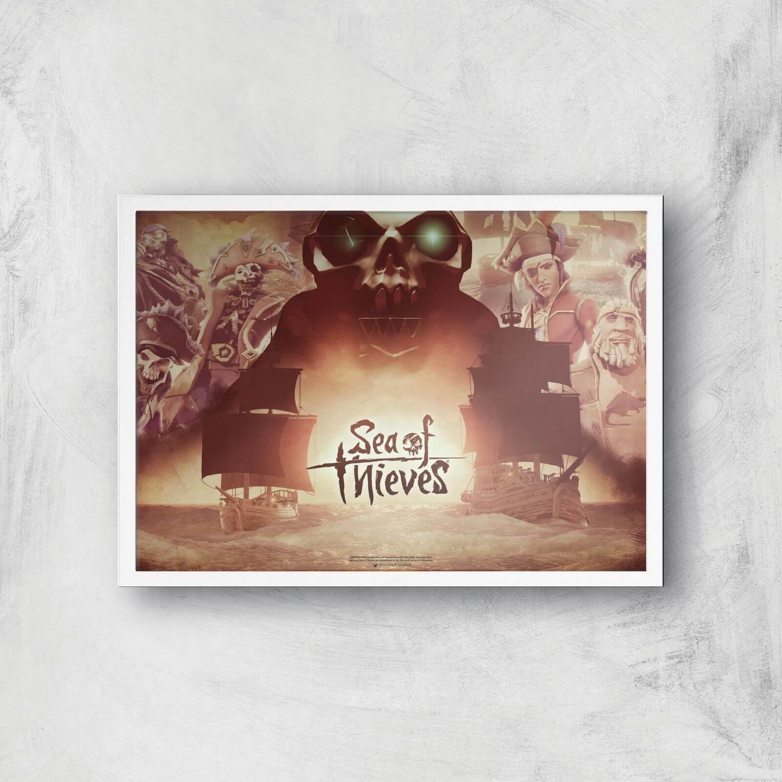 

Sea Of Thieves 2nd Anniversary Giclee Art Print - A2 - White Frame