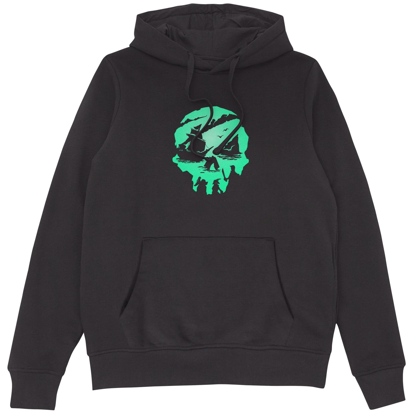 Sea Of Thieves 2nd Anniversary Skull Unisex Hoodie - Black - M