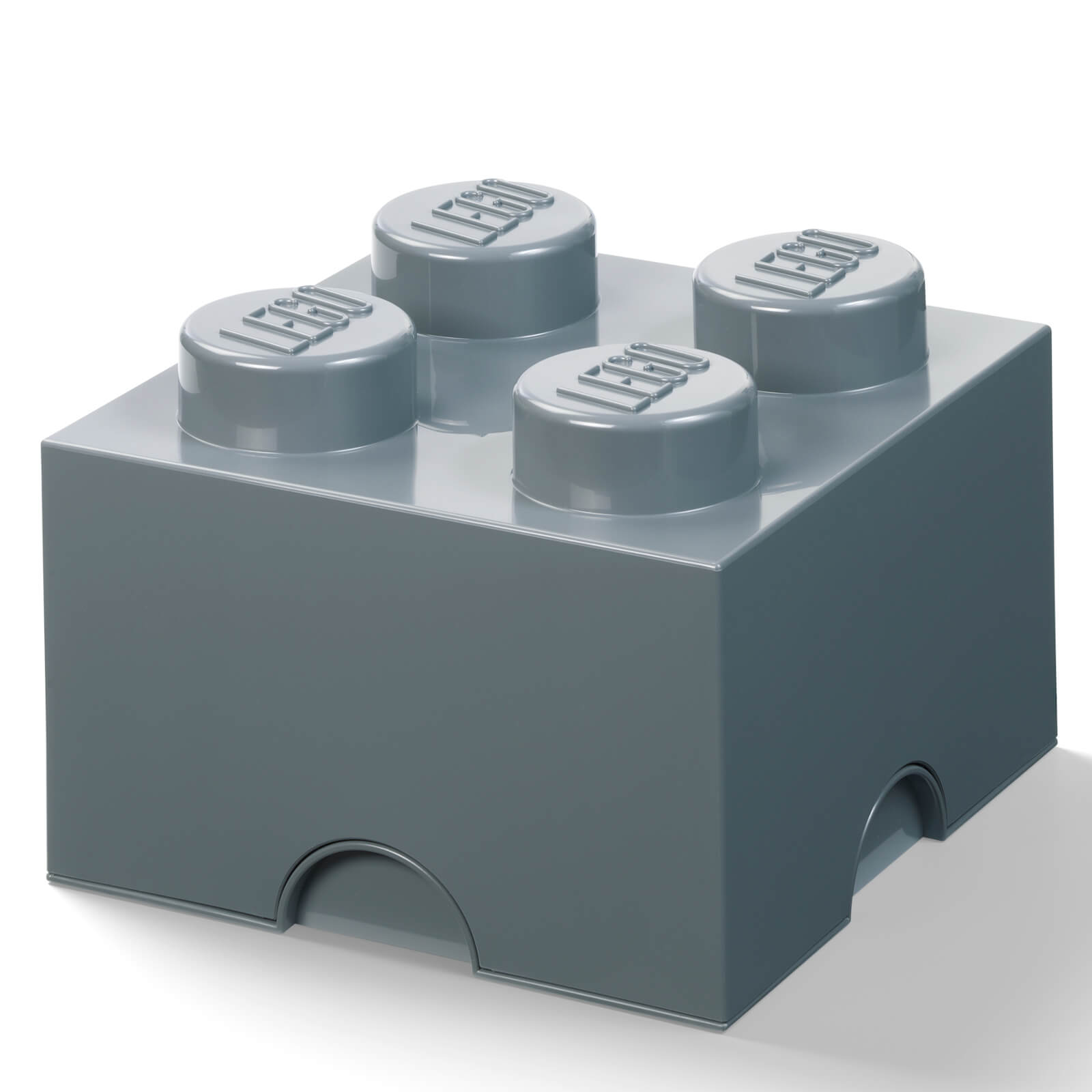 LEGO Ladrillo de almacenamiento 4 - Gris oscuro