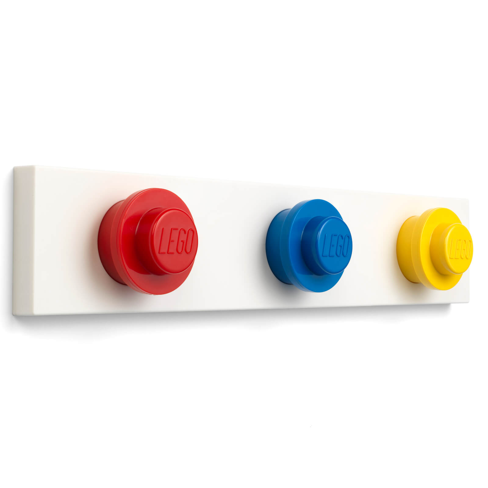 Porte-manteau mural de rangement LEGO - Rouge