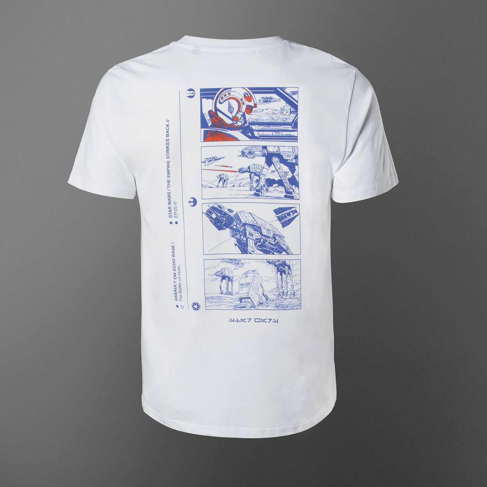 

T-Shirt Star Wars Attack On Echo Base - Bianco - Unisex - M - Bianco