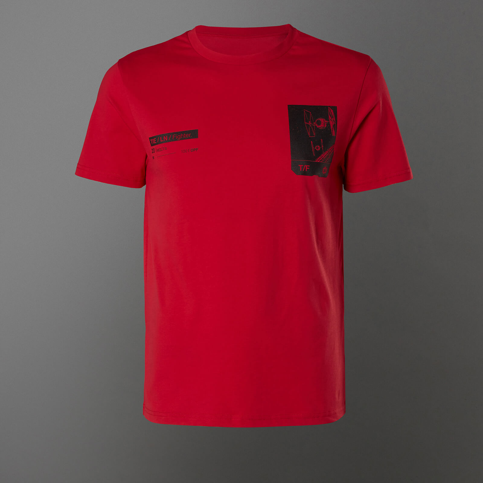 Star Wars Tie Fighter Unisex T-Shirt - Red - XS - Red