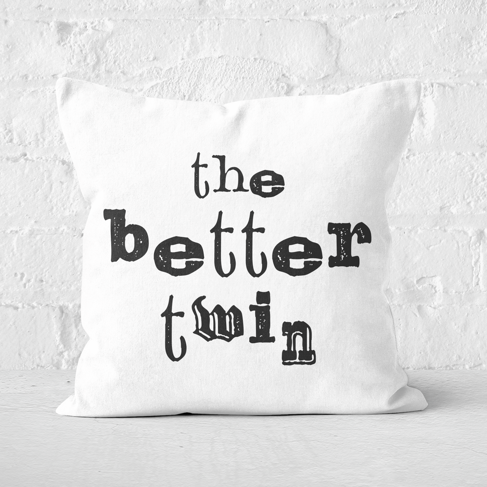 The Better Twin Square Cushion - 60x60cm - Soft Touch