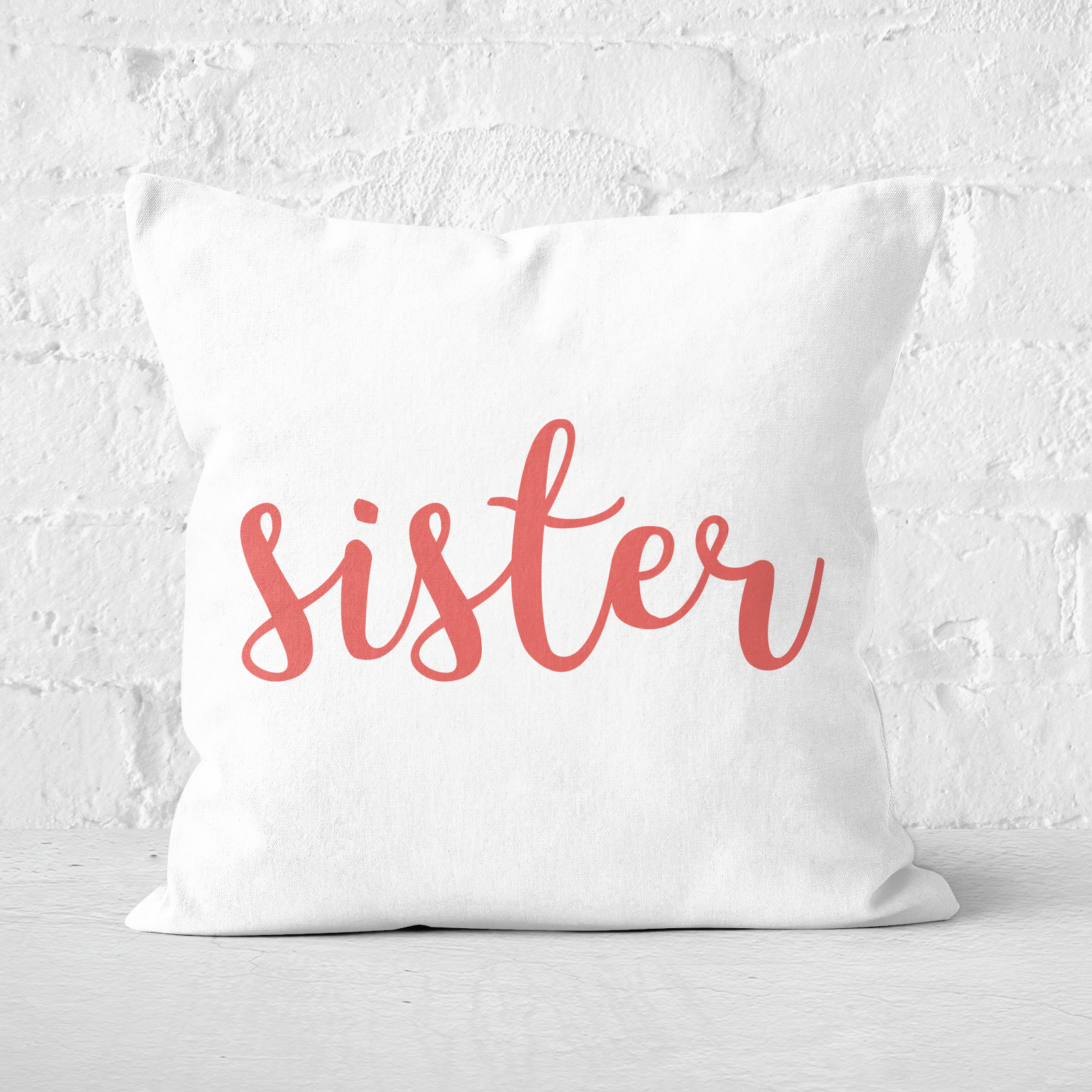 Sister Square Cushion - 60x60cm - Soft Touch