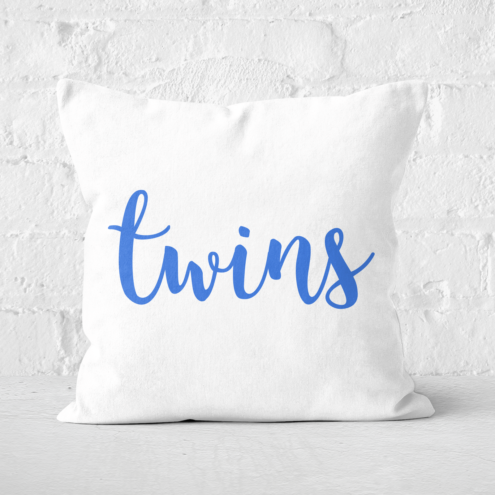 Twins Square Cushion - 60x60cm - Soft Touch
