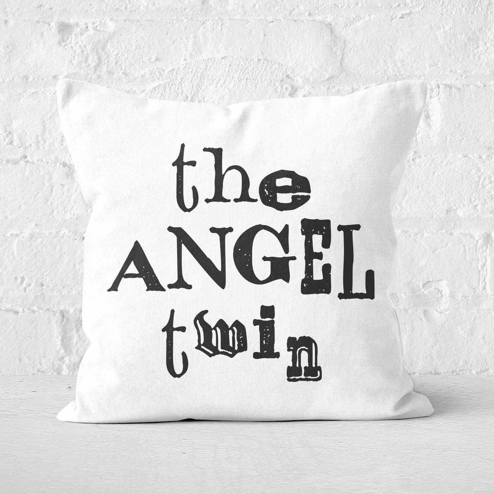 The Angel Twin Square Cushion - 60x60cm - Soft Touch