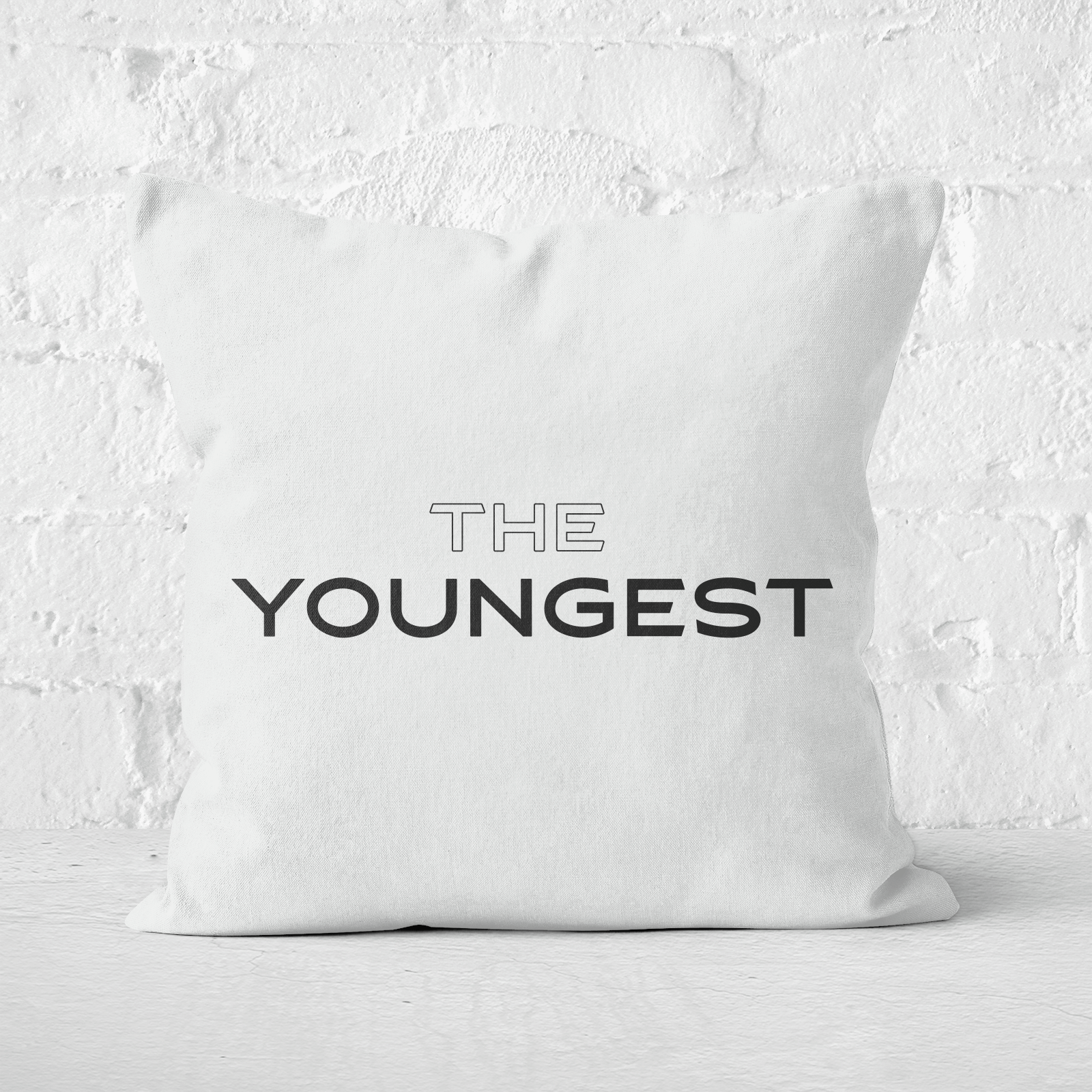 The Youngest Square Cushion - 60x60cm - Soft Touch