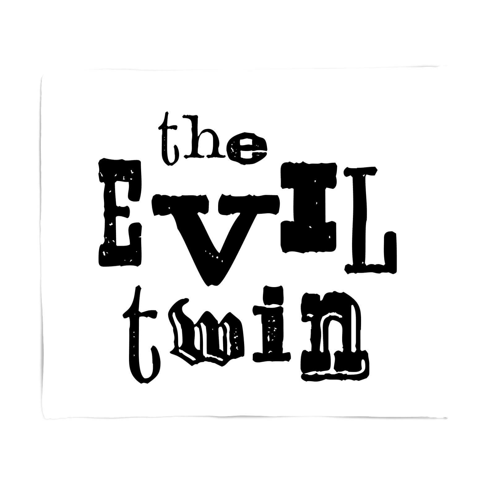 The Evil Twin Fleece Blanket