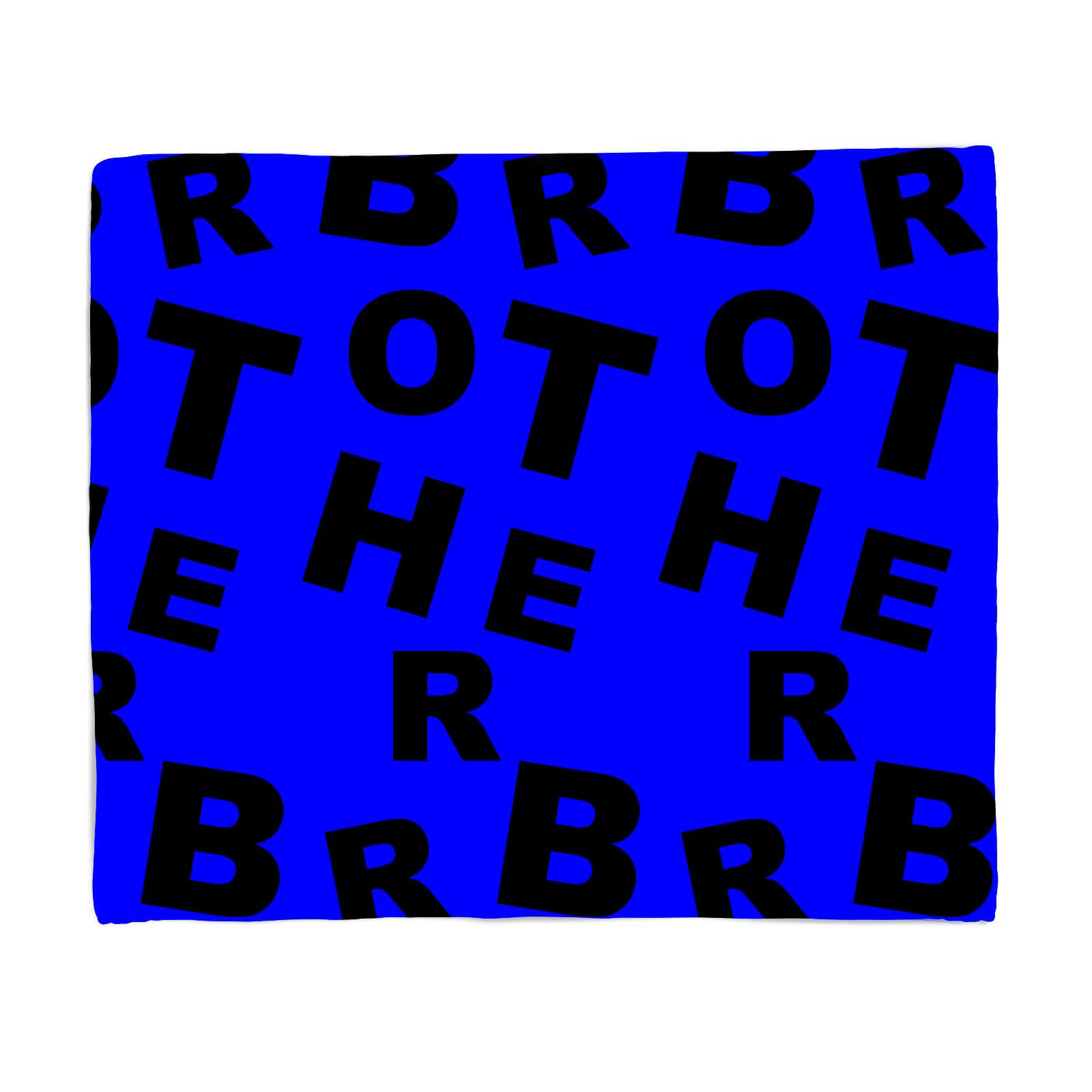 Brother Pattern Fleece Blanket