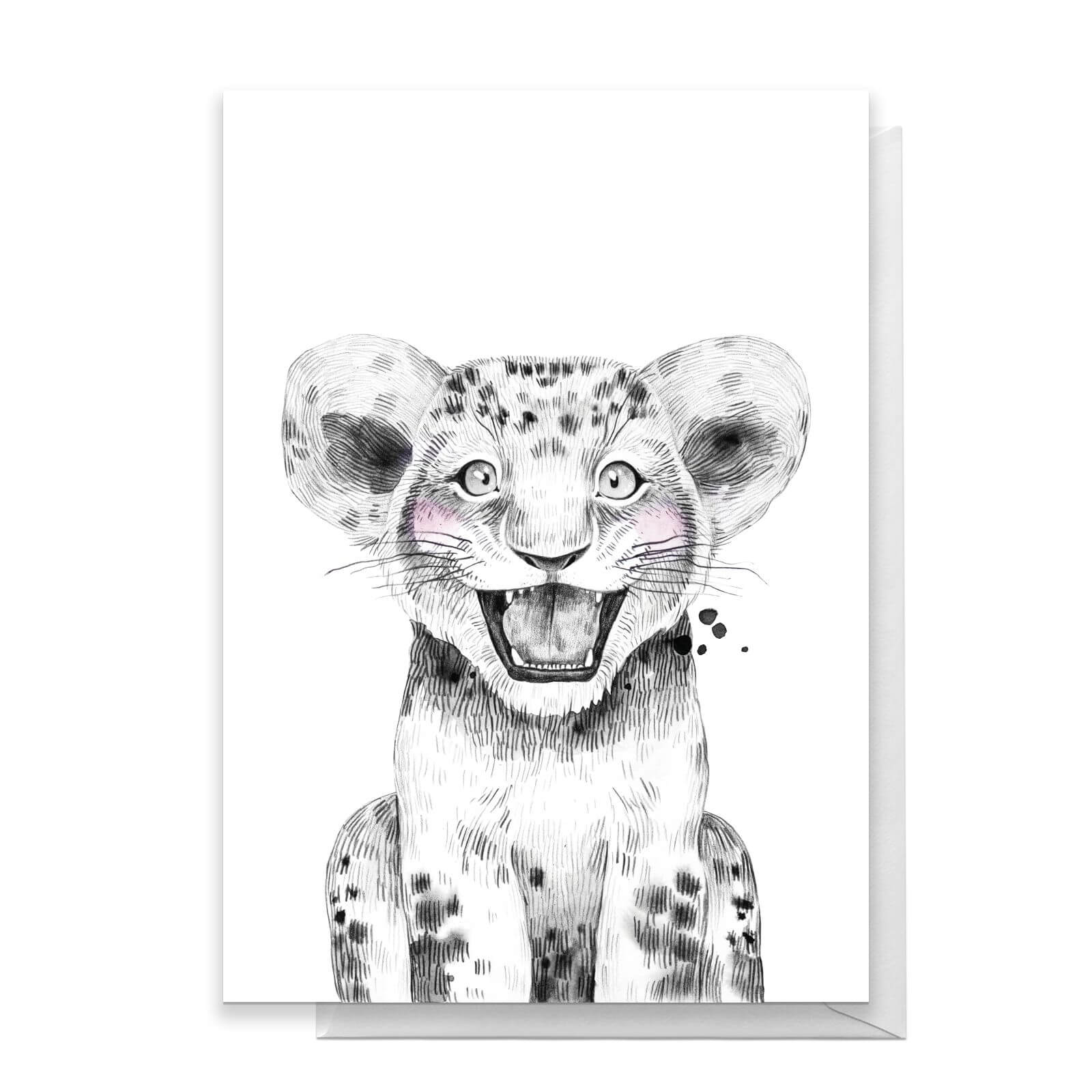 Lion Cub Greetings Card - Standard Card