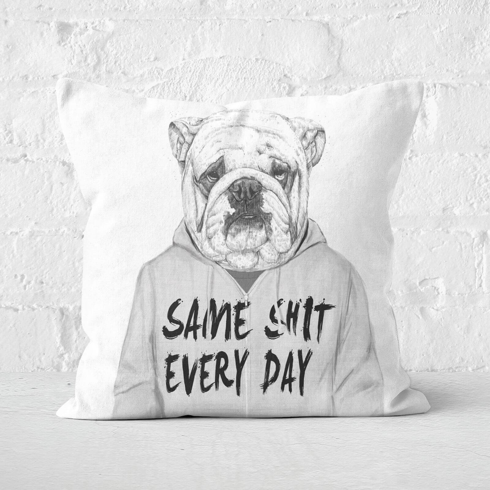 Same Shit Cushion Square Cushion - 50x50cm - Soft Touch
