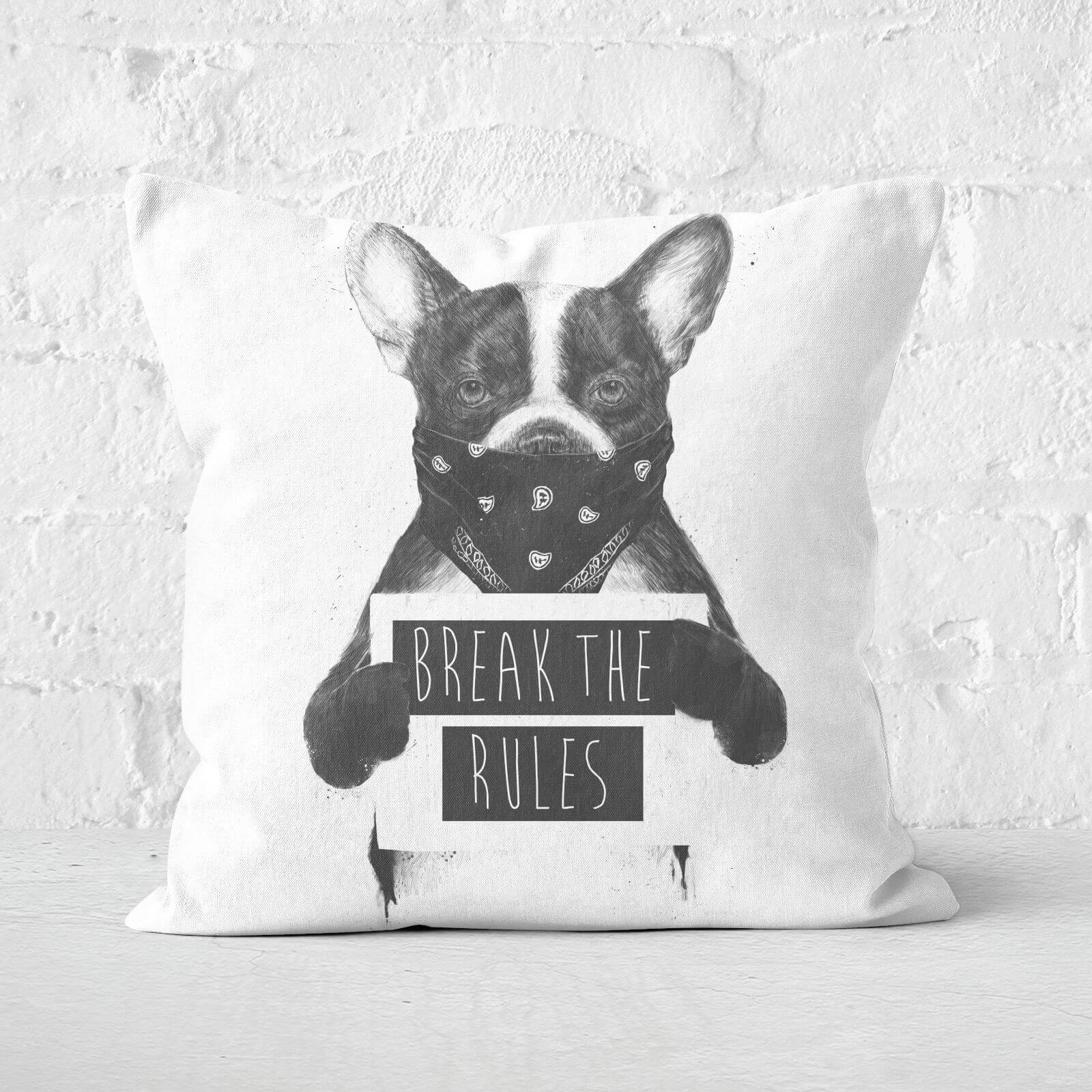 Rebel Dog Cushion Square Cushion - 60x60cm - Soft Touch