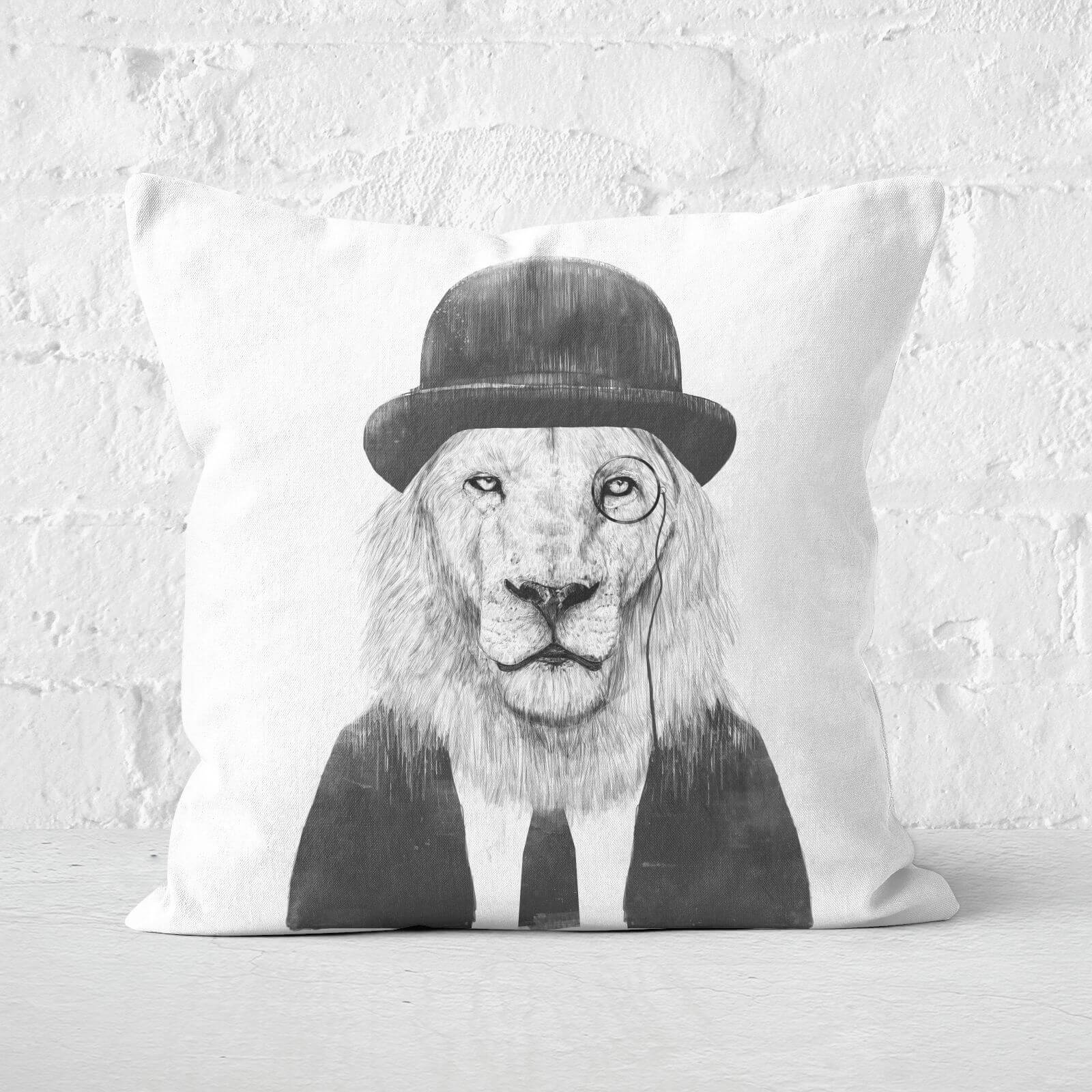 Sir Lion Cushion Square Cushion - 60x60cm - Soft Touch