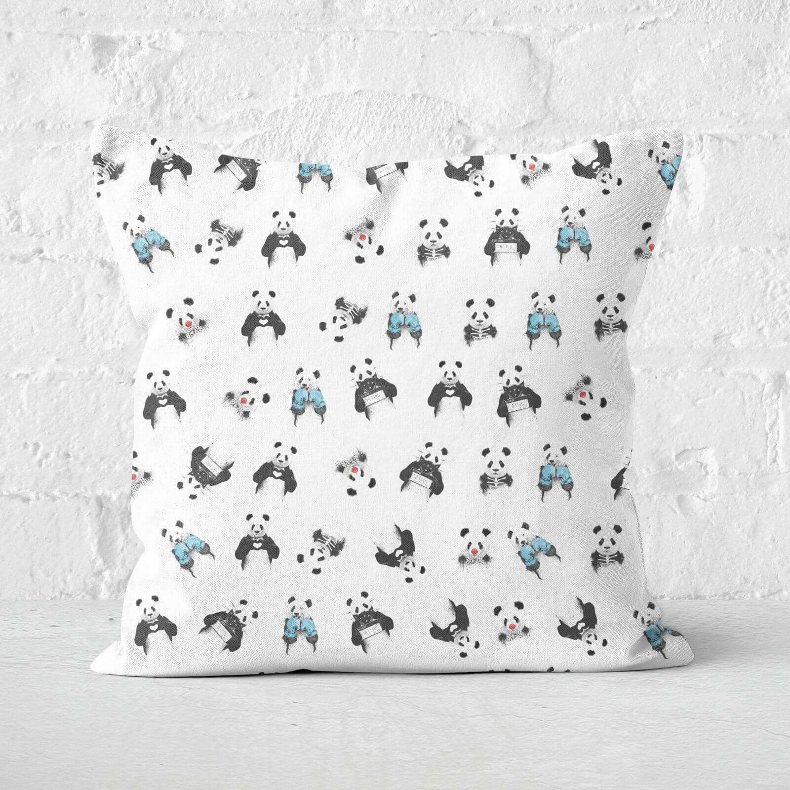 Panda Pattern Cushion Square Cushion - 50x50cm - Soft Touch
