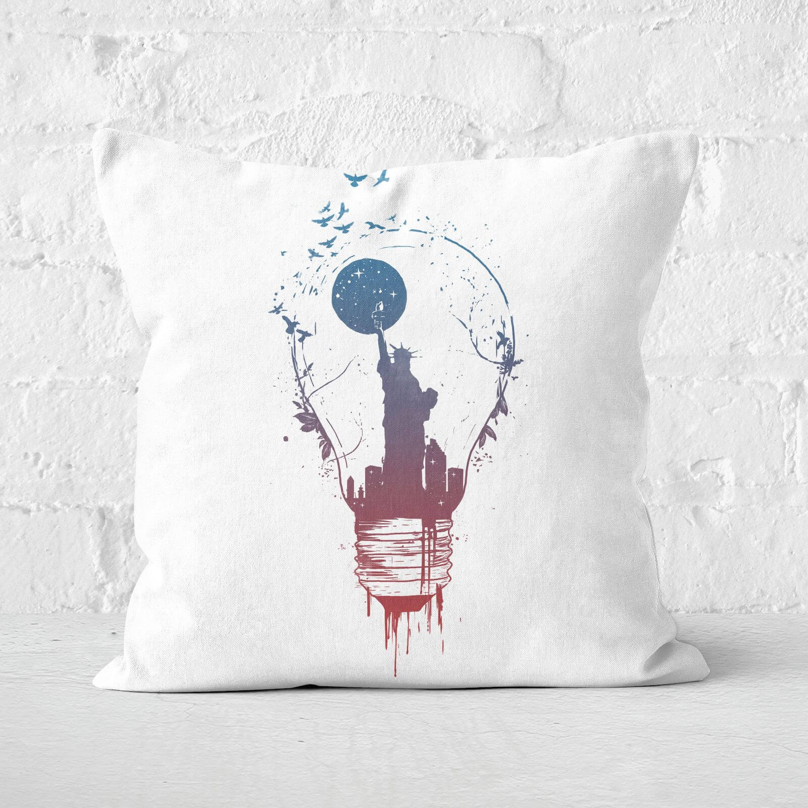 Big City Lights 2 Cushion Square Cushion - 60x60cm - Soft Touch