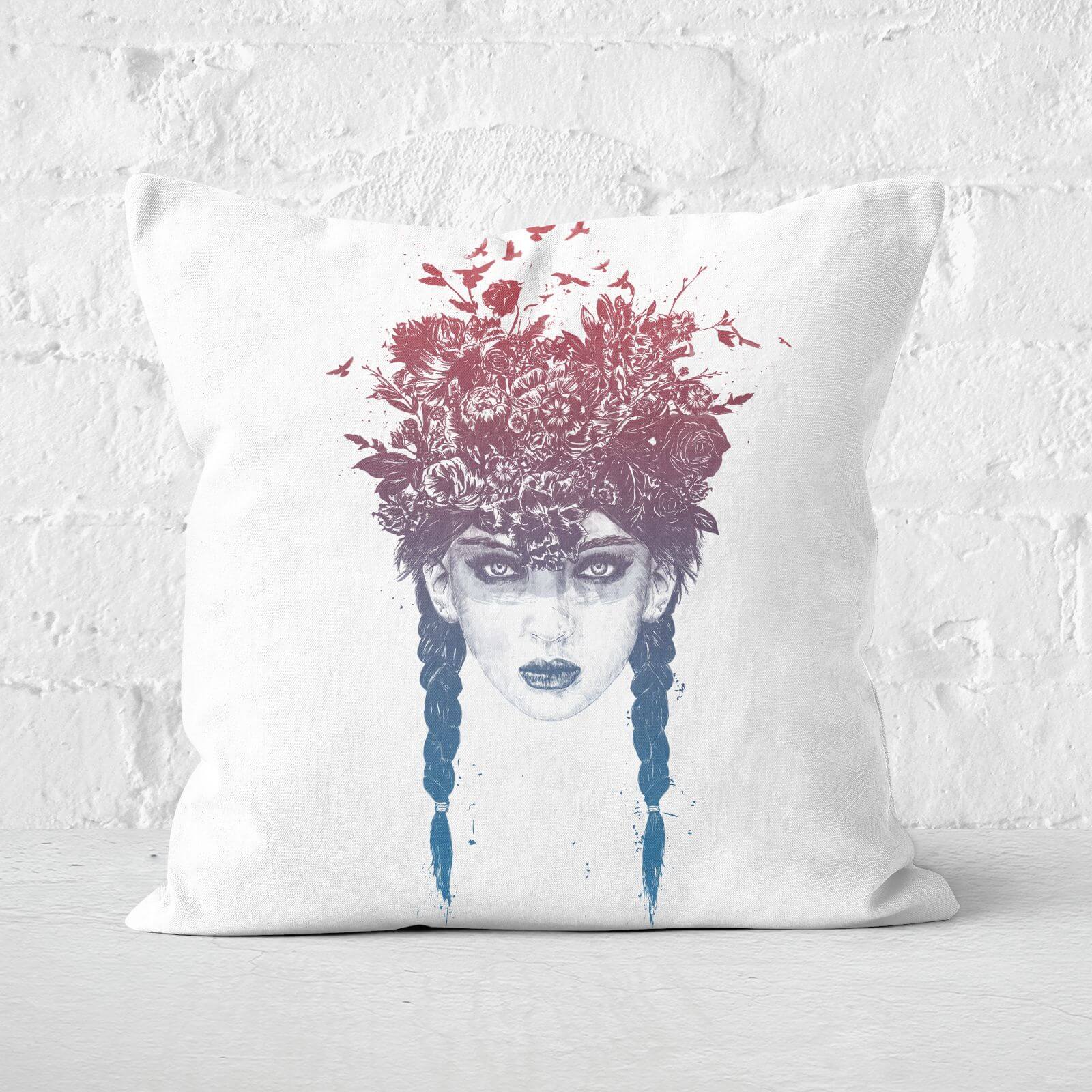 Alternative Summer Queen Cushion Square Cushion - 50x50cm - Soft Touch